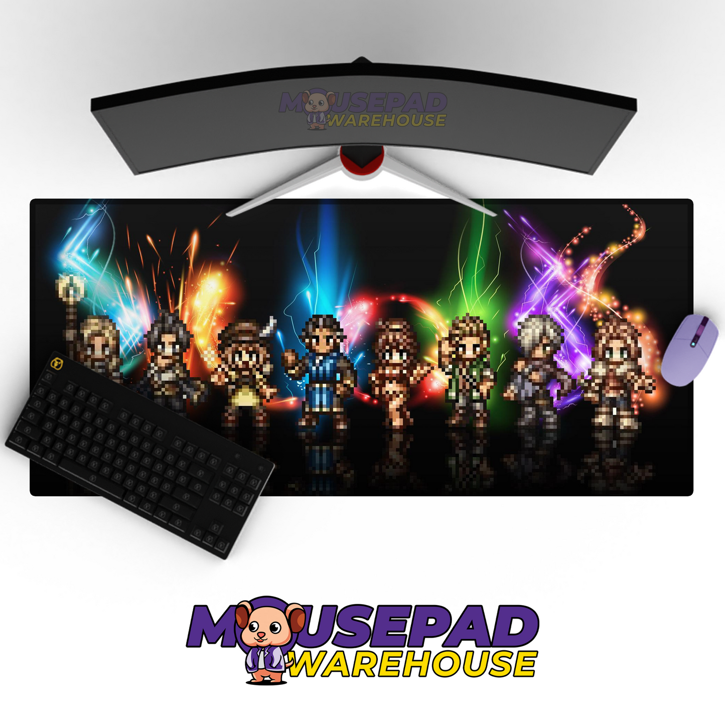 Octopath Traveler II V3 Mousepad Mockup