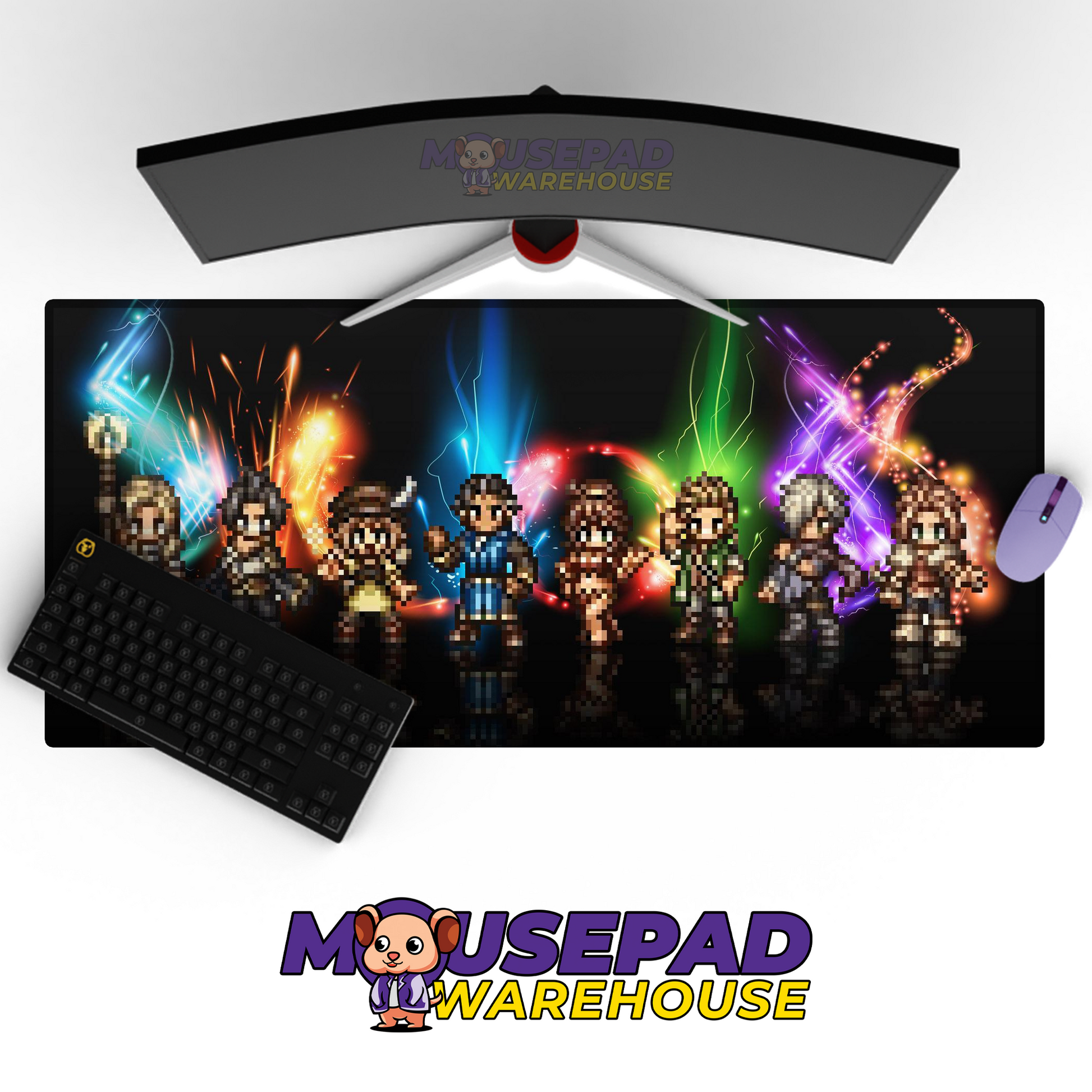 Octopath Traveler II V3 Mousepad Mockup
