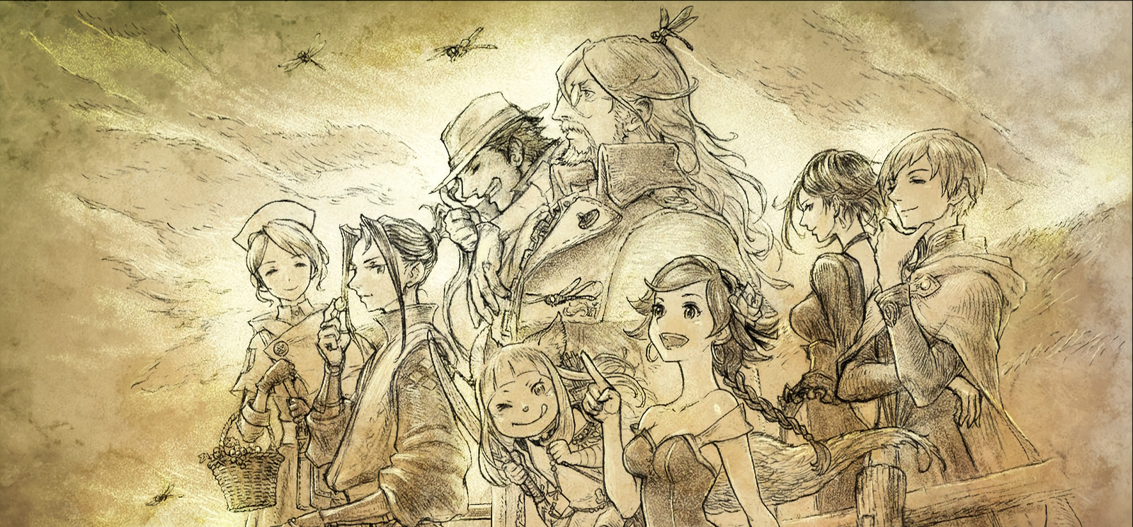 Octopath Traveler II V5 Mousepad