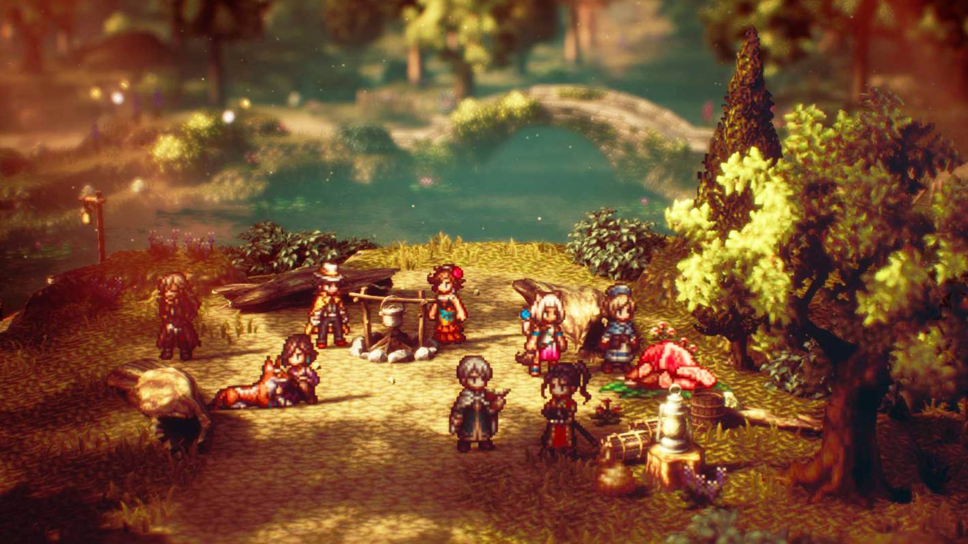 Octopath Traveler II V7 Mousepad
