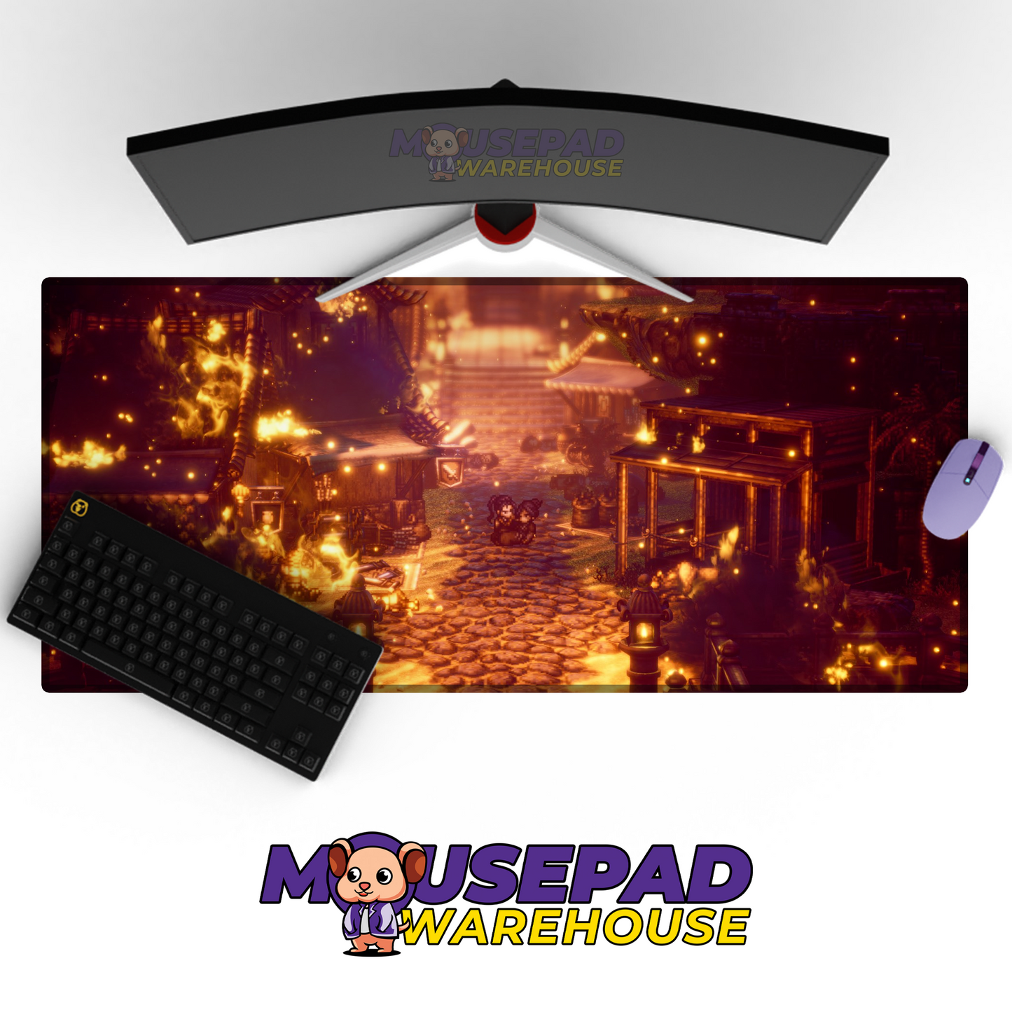 Octopath Traveler II V8 Mousepad Mockup