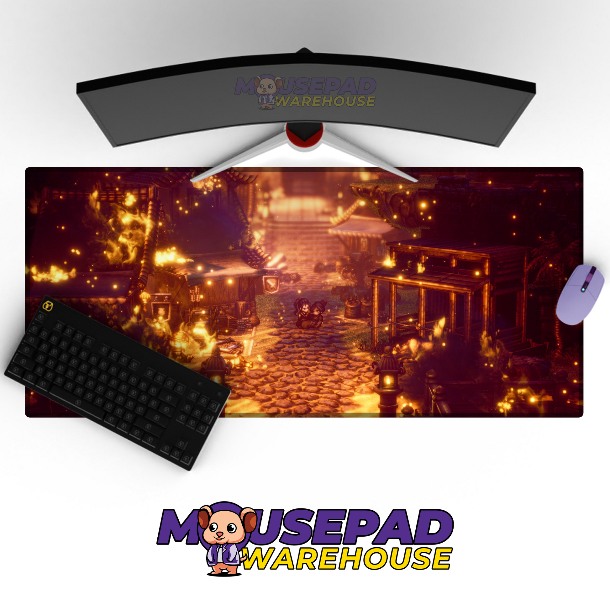 Octopath Traveler II V8 Mousepad Mockup