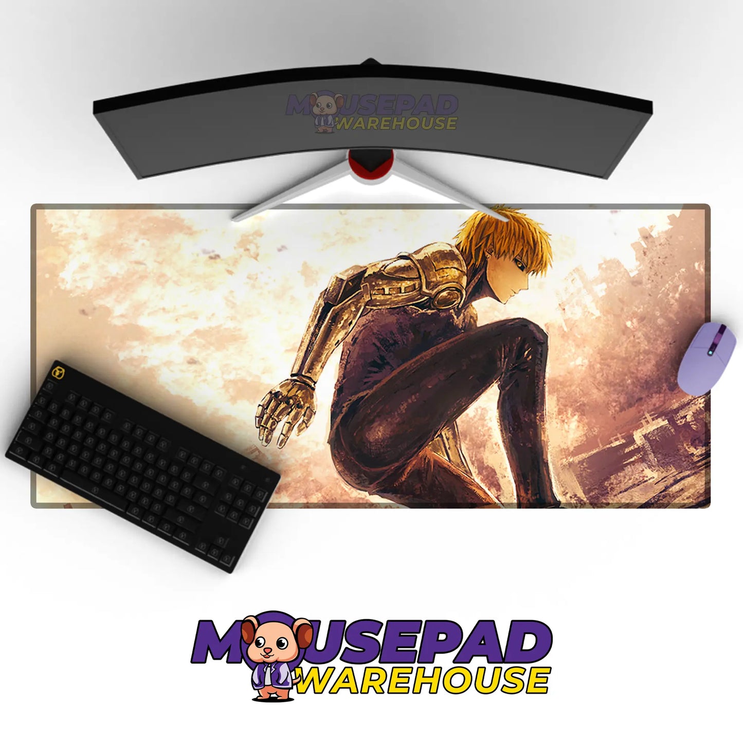 One Punch Man Anime Mousepad 656585 MousepadWarehouse.com