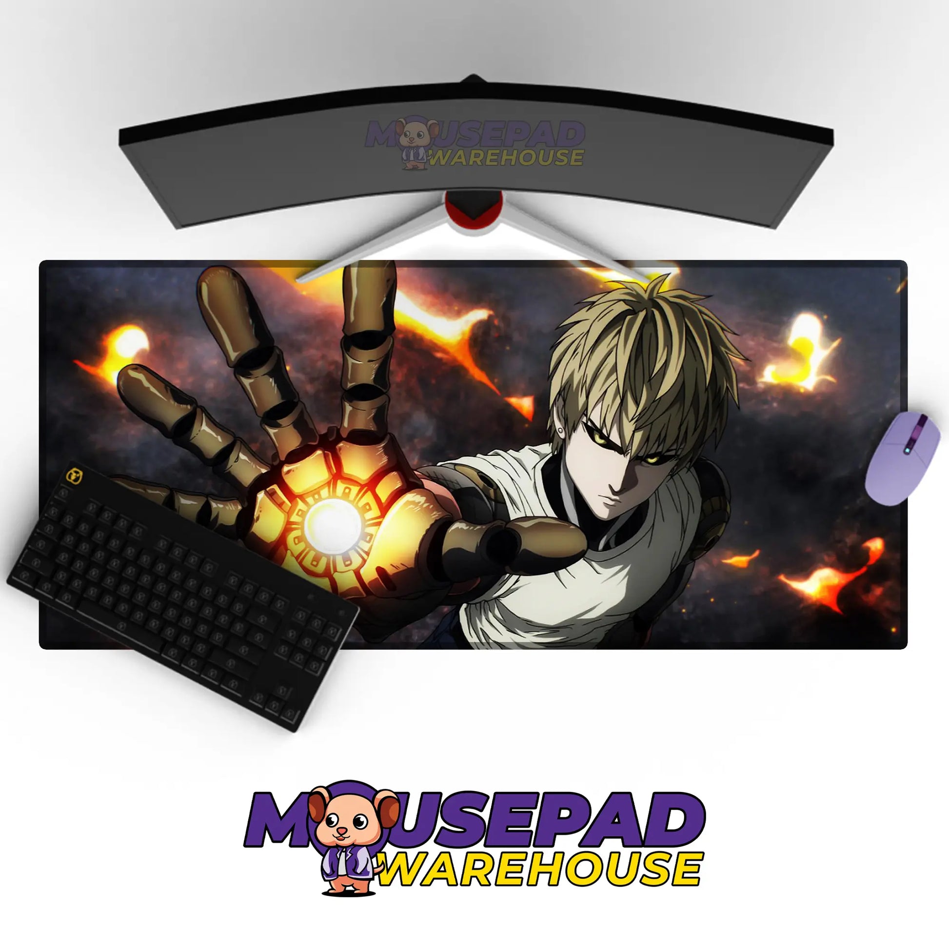 One Punch Man Anime Mousepad 656714 MousepadWarehouse.com