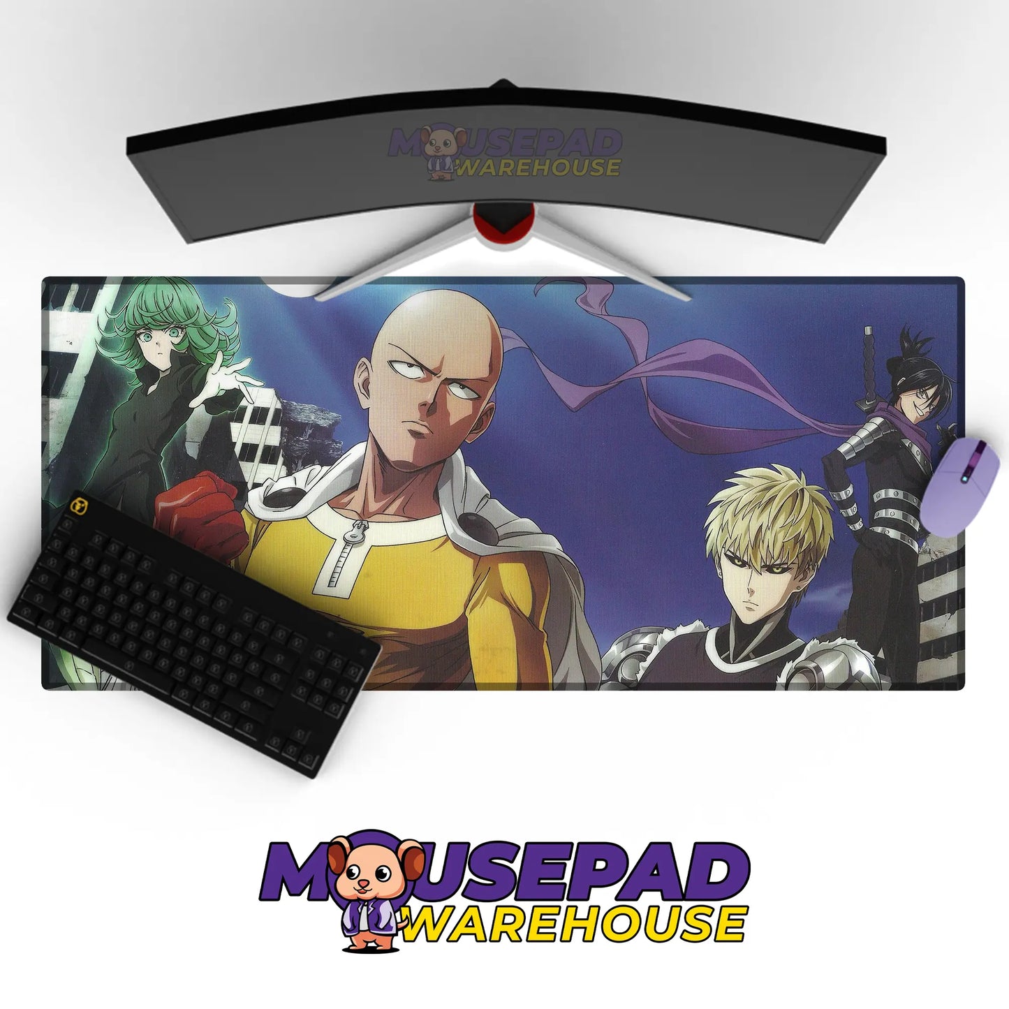 One Punch Man Anime Mousepad 656724 MousepadWarehouse.com