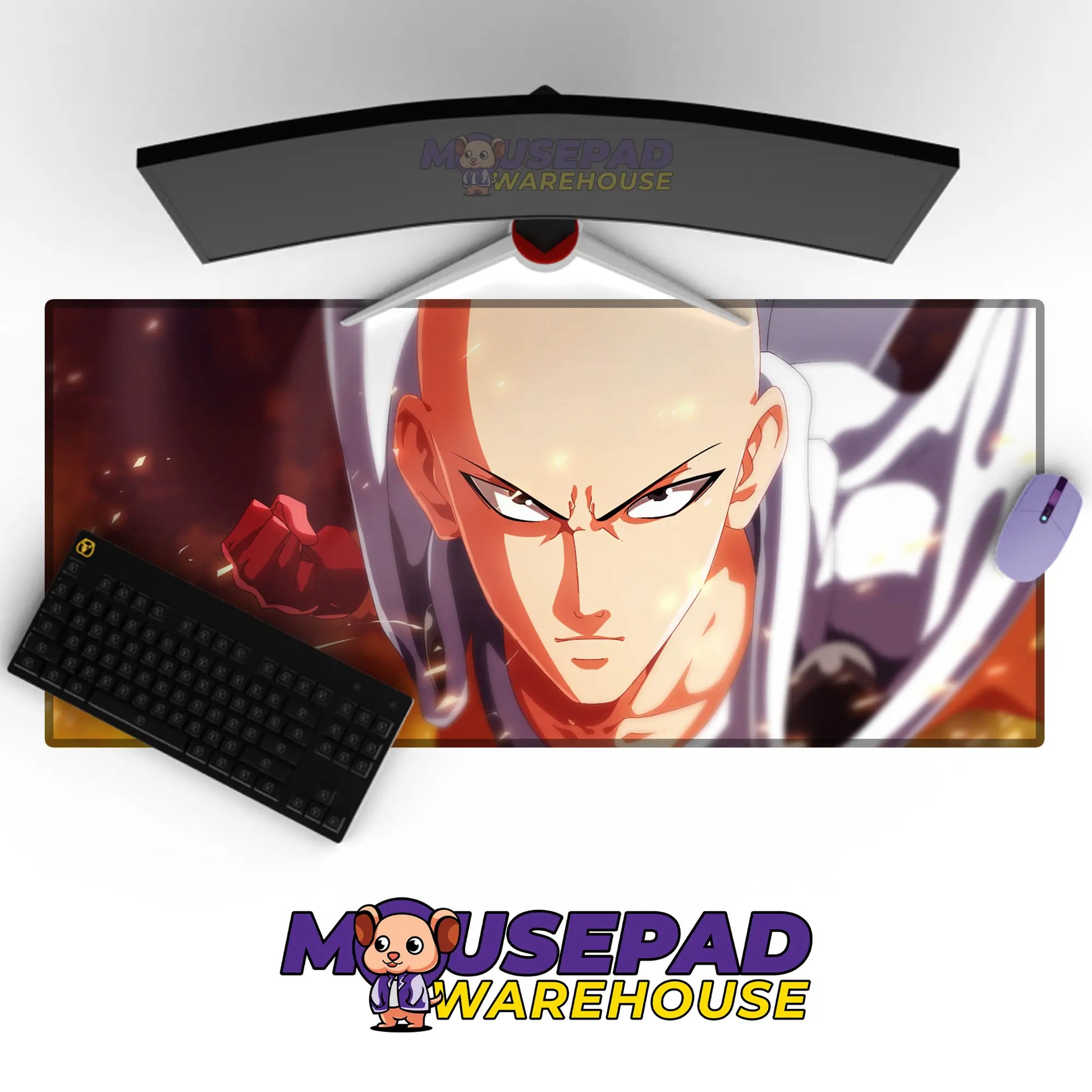 One Punch Man Anime Mousepad 661650 MousepadWarehouse.com