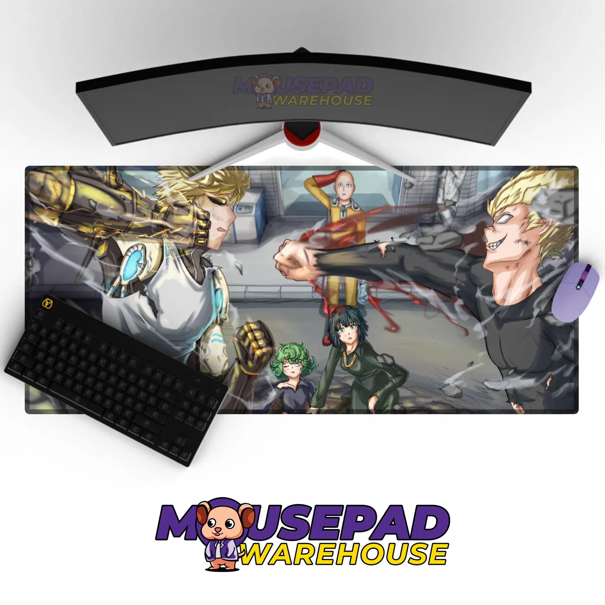 One Punch Man Anime Mousepad 662319 MousepadWarehouse.com