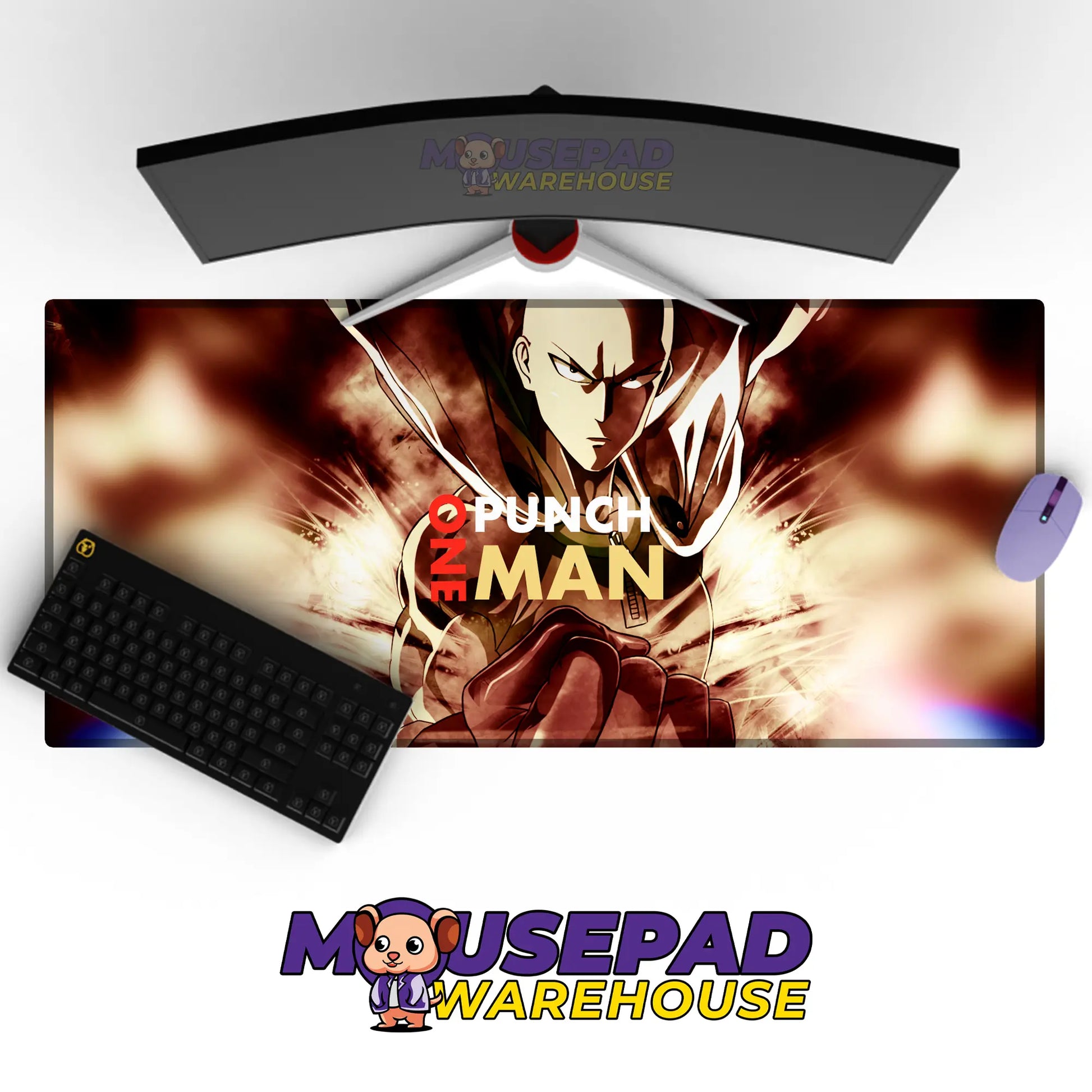 One Punch Man Anime Mousepad 665242 MousepadWarehouse.com