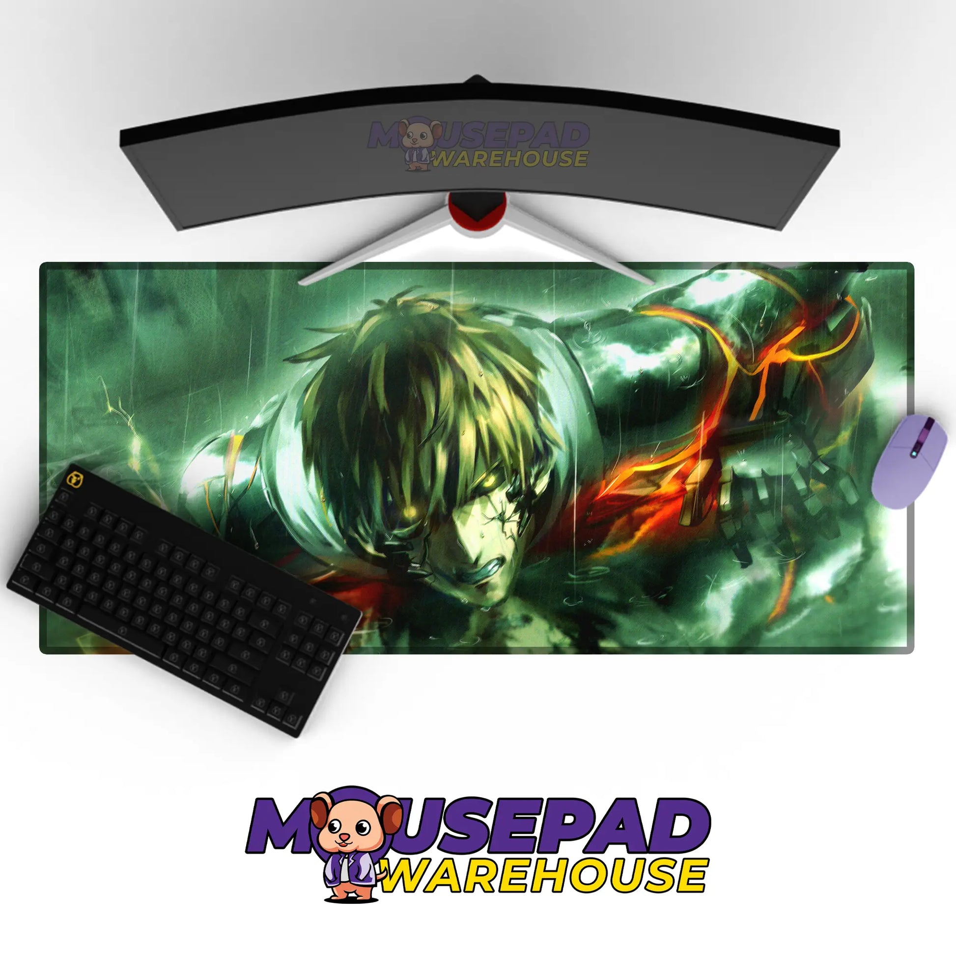 One Punch Man Anime Mousepad 666059 MousepadWarehouse.com