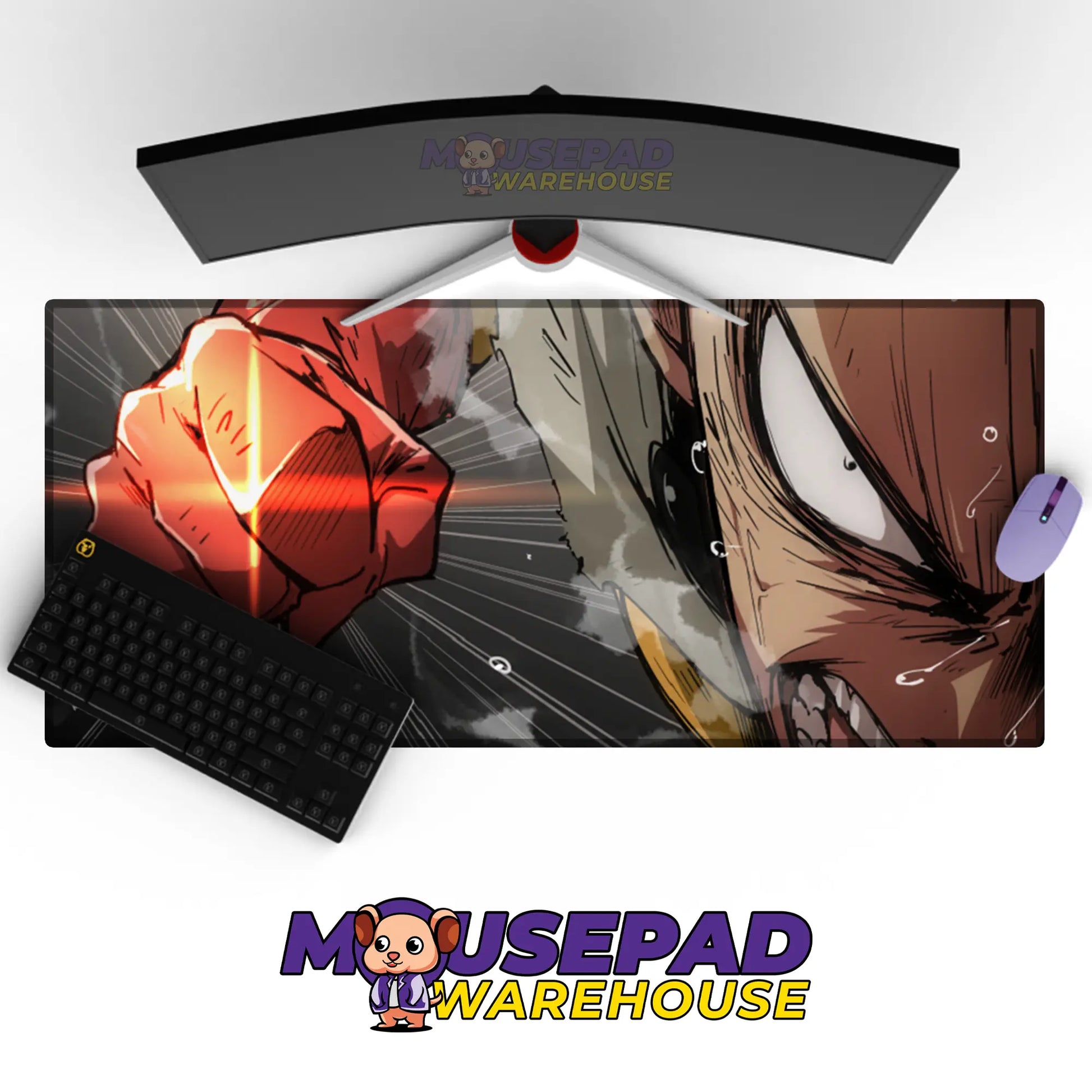 One Punch Man Anime Mousepad 676432 MousepadWarehouse.com