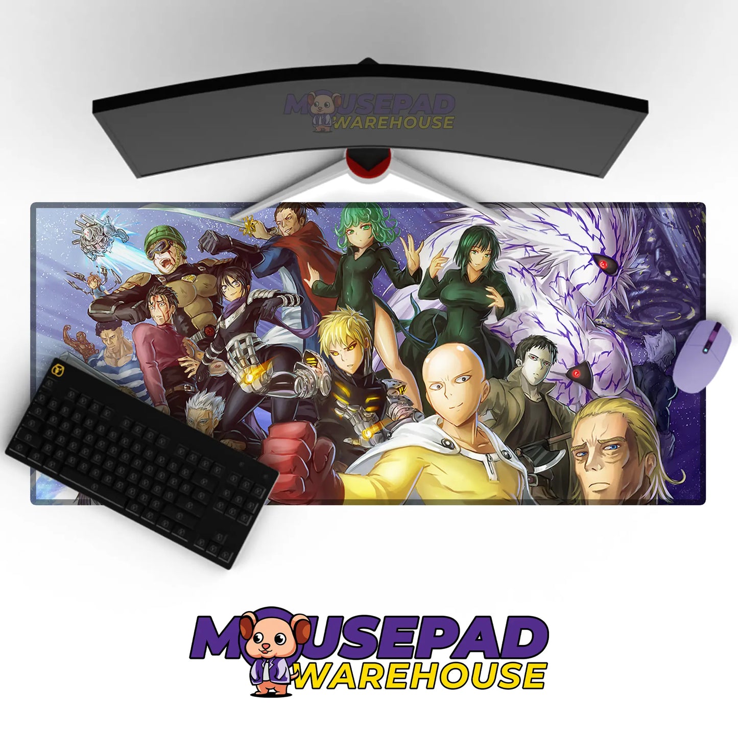 One Punch Man Anime Mousepad 676433 MousepadWarehouse.com