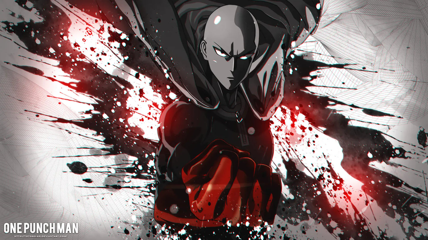 One Punch Man Anime Mousepad 702760 MousepadWarehouse.com