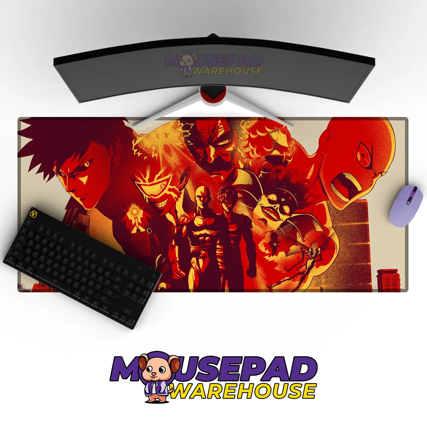 One Punch Man Anime Mousepad 742318 MousepadWarehouse.com