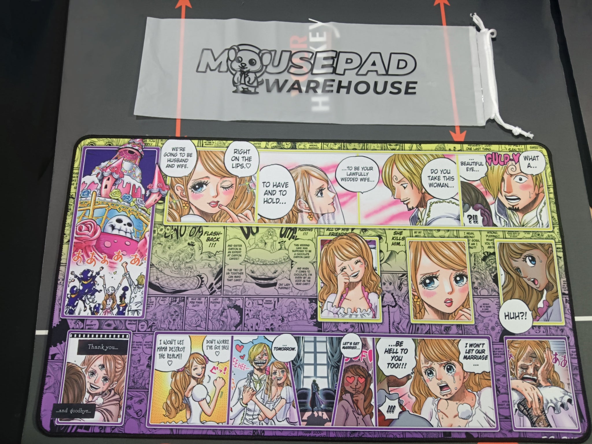 Straw Hat Promise One Piece TCG Playmat MousepadWarehouse.com