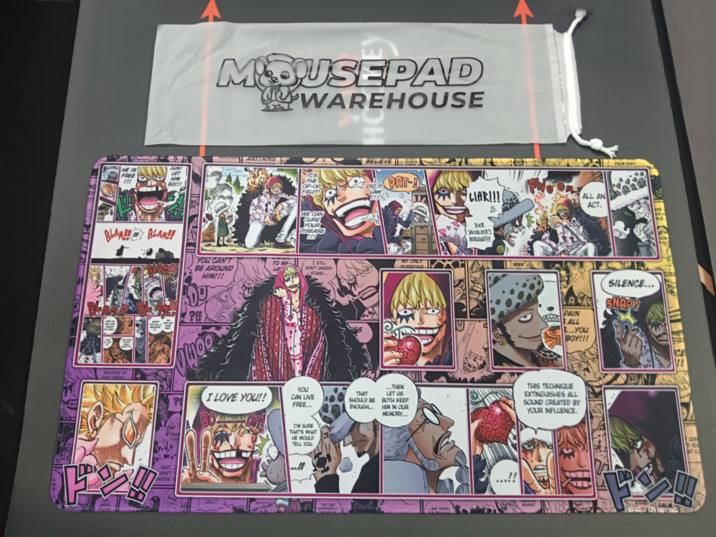 Straw Hat Promise One Piece TCG Playmat MousepadWarehouse.com