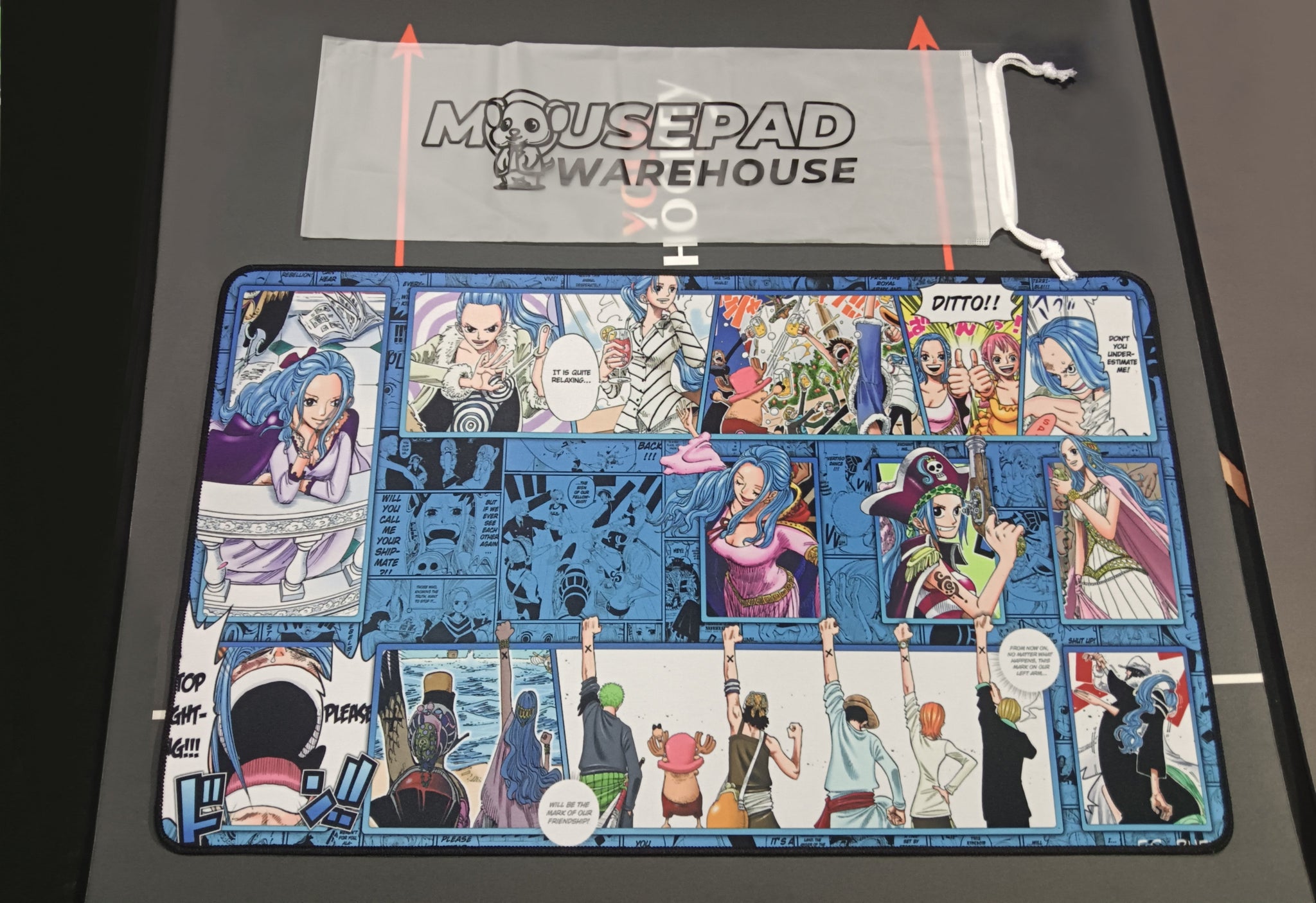 Straw Hat Promise One Piece TCG Playmat MousepadWarehouse.com