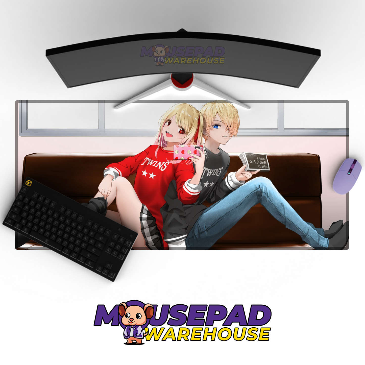Oshi no Ko V10 Mousepad Mockup
