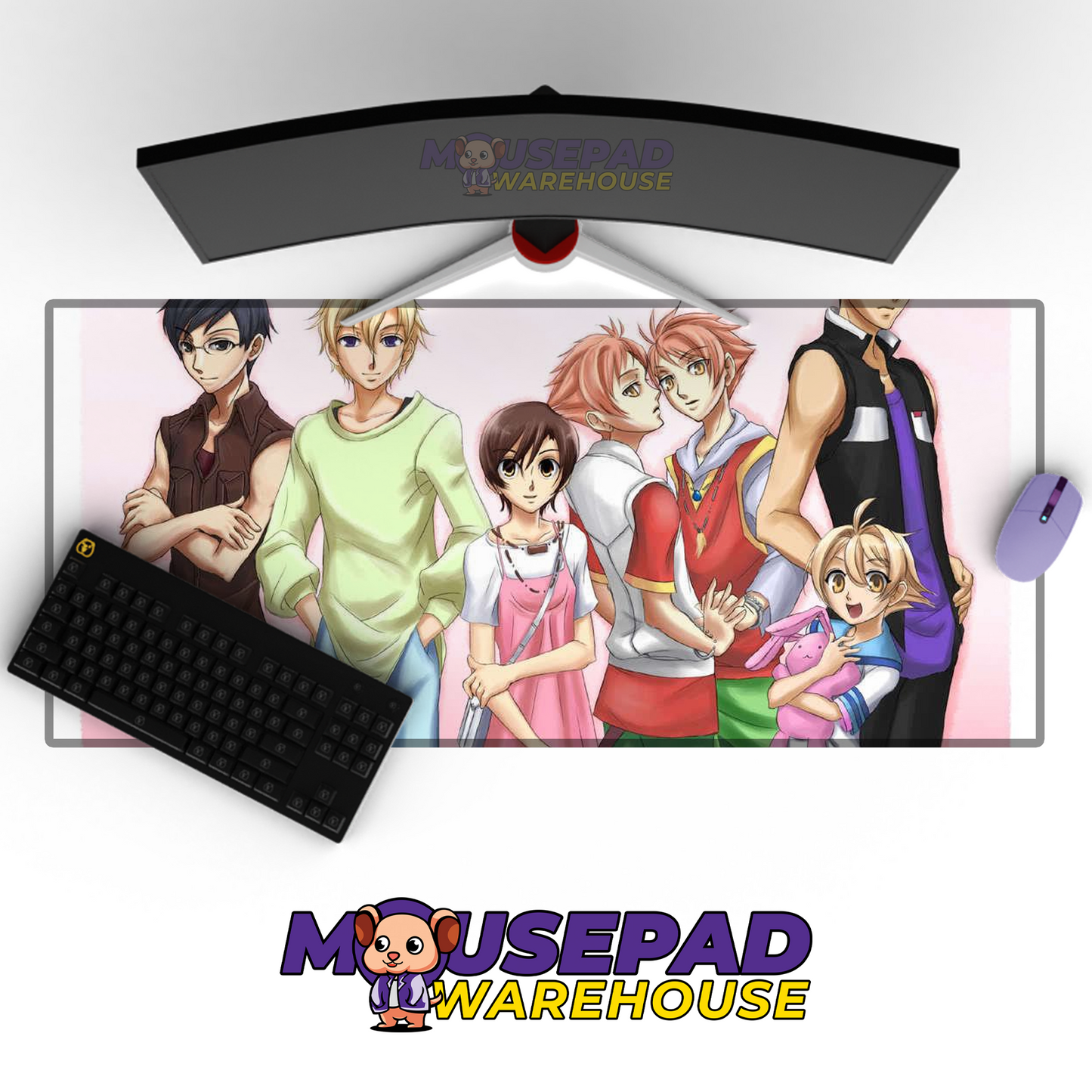 Ouran High School Host Club V12 Mousepad Mockup