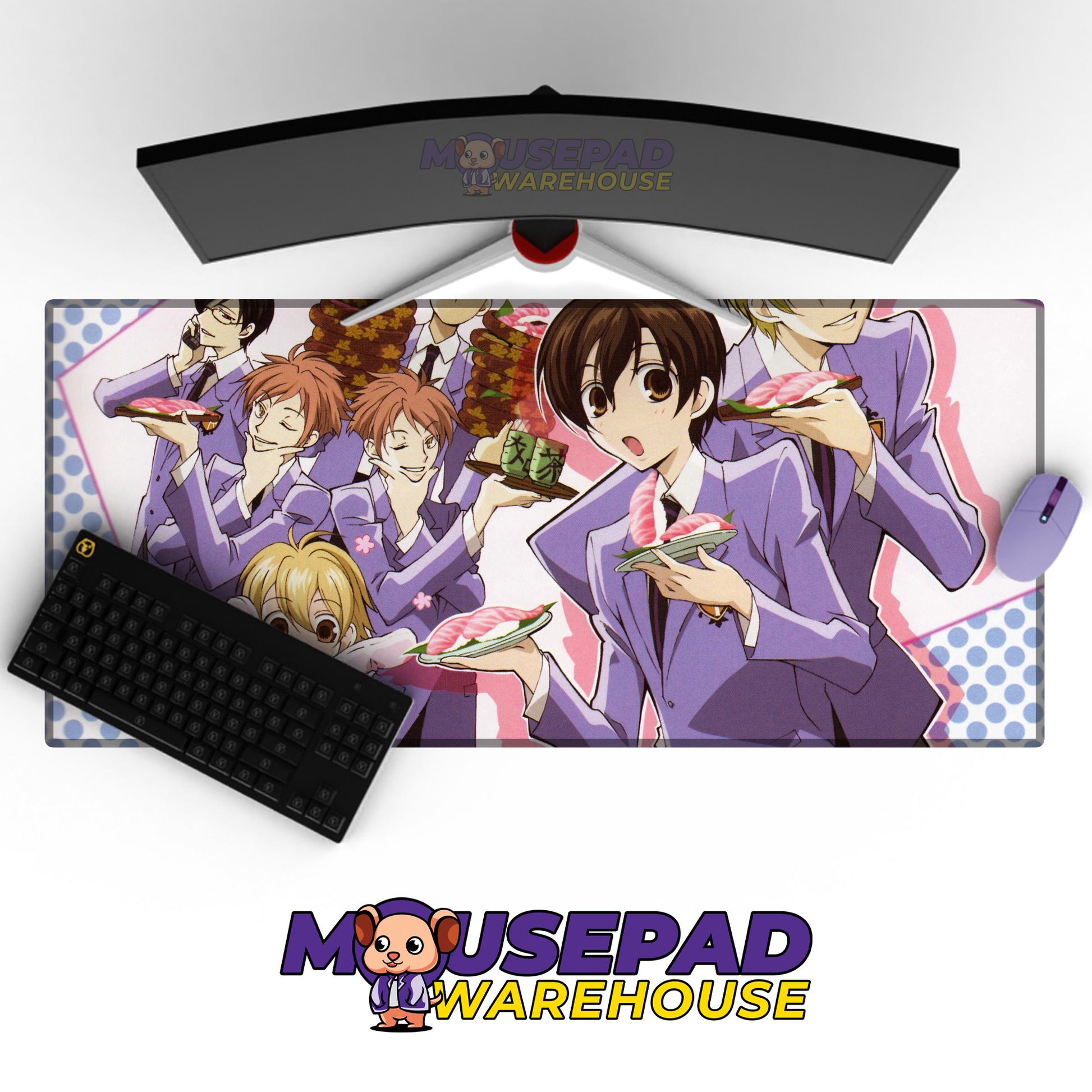 Ouran High School Host Club V33 Mousepad Mockup
