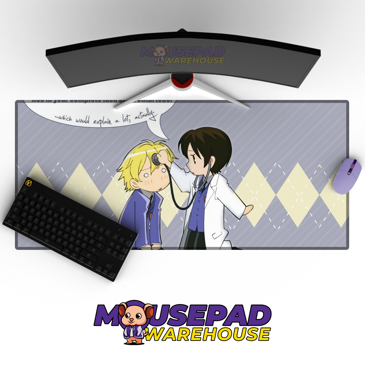 Ouran High School Host Club V34 Mousepad Mockup