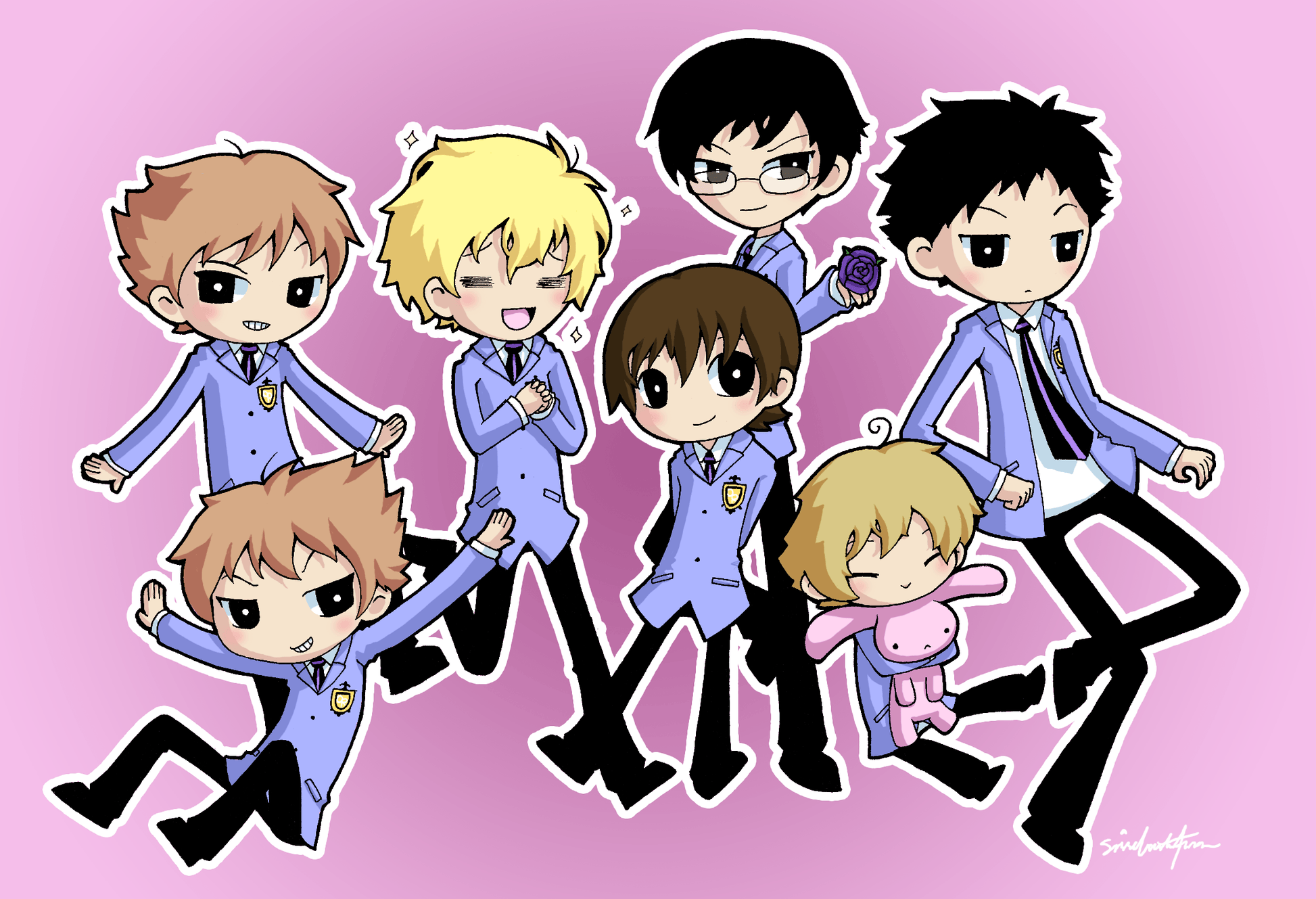 Ouran High School Host Club V36 Mousepad