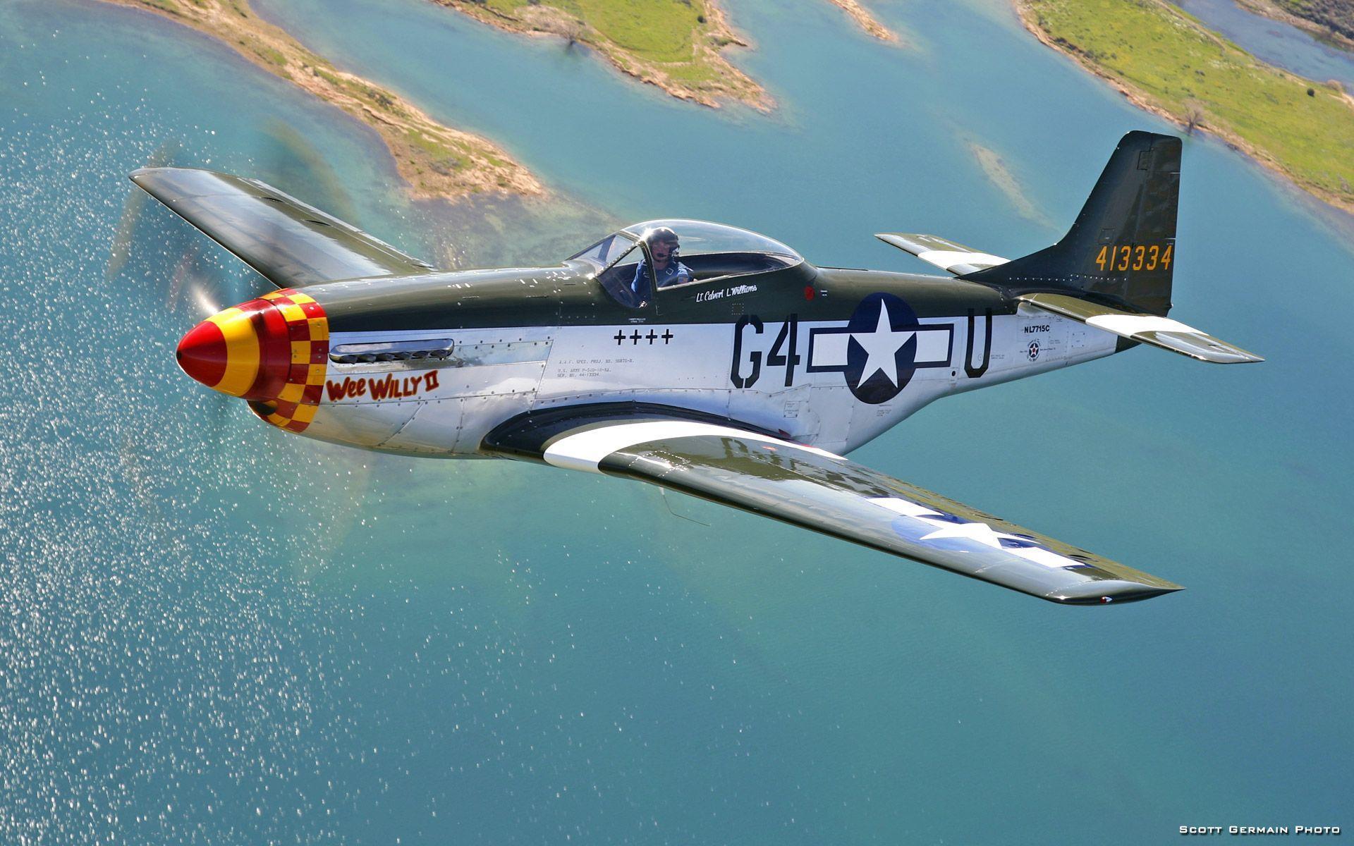 P-51 Mustang WWII V13 Mousepad Deskmat