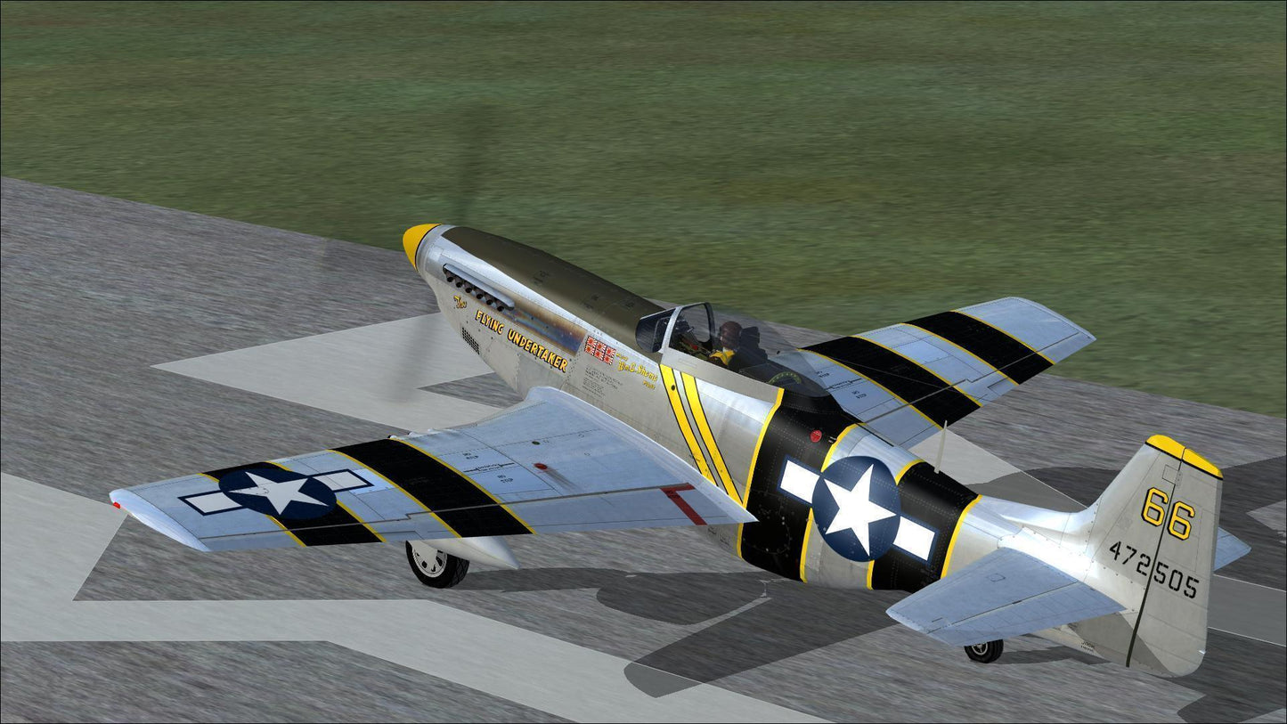 P-51 Mustang WWII V15 Mousepad Deskmat