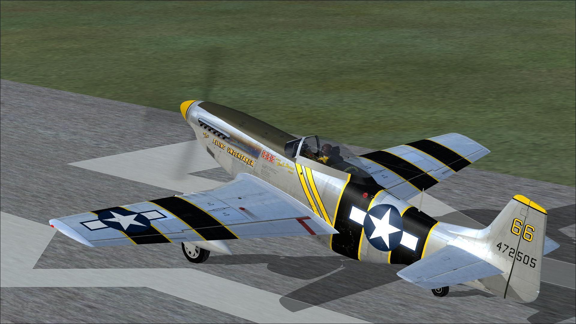 P-51 Mustang WWII V15 Mousepad Deskmat