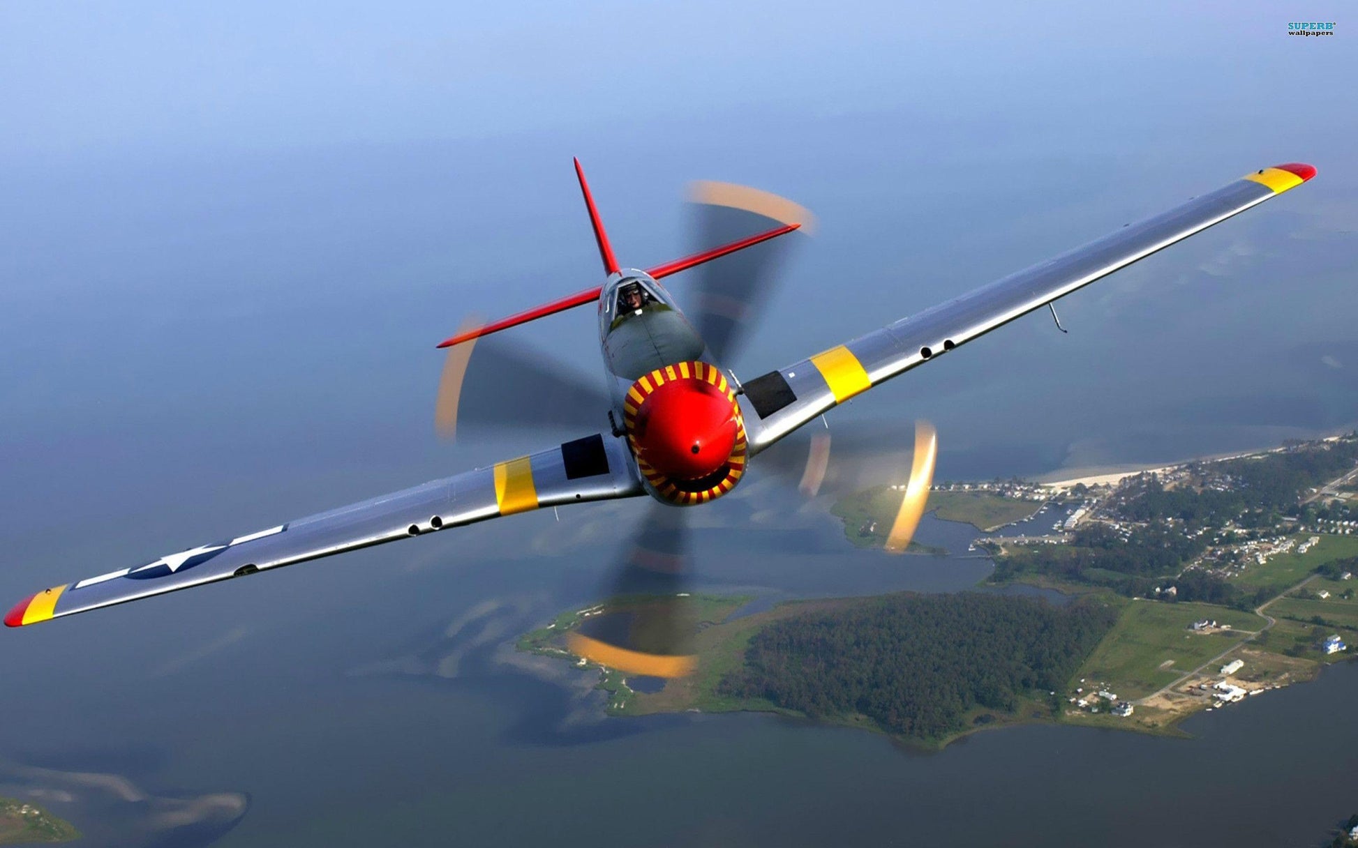 P-51 Mustang WWII V16 Mousepad Deskmat
