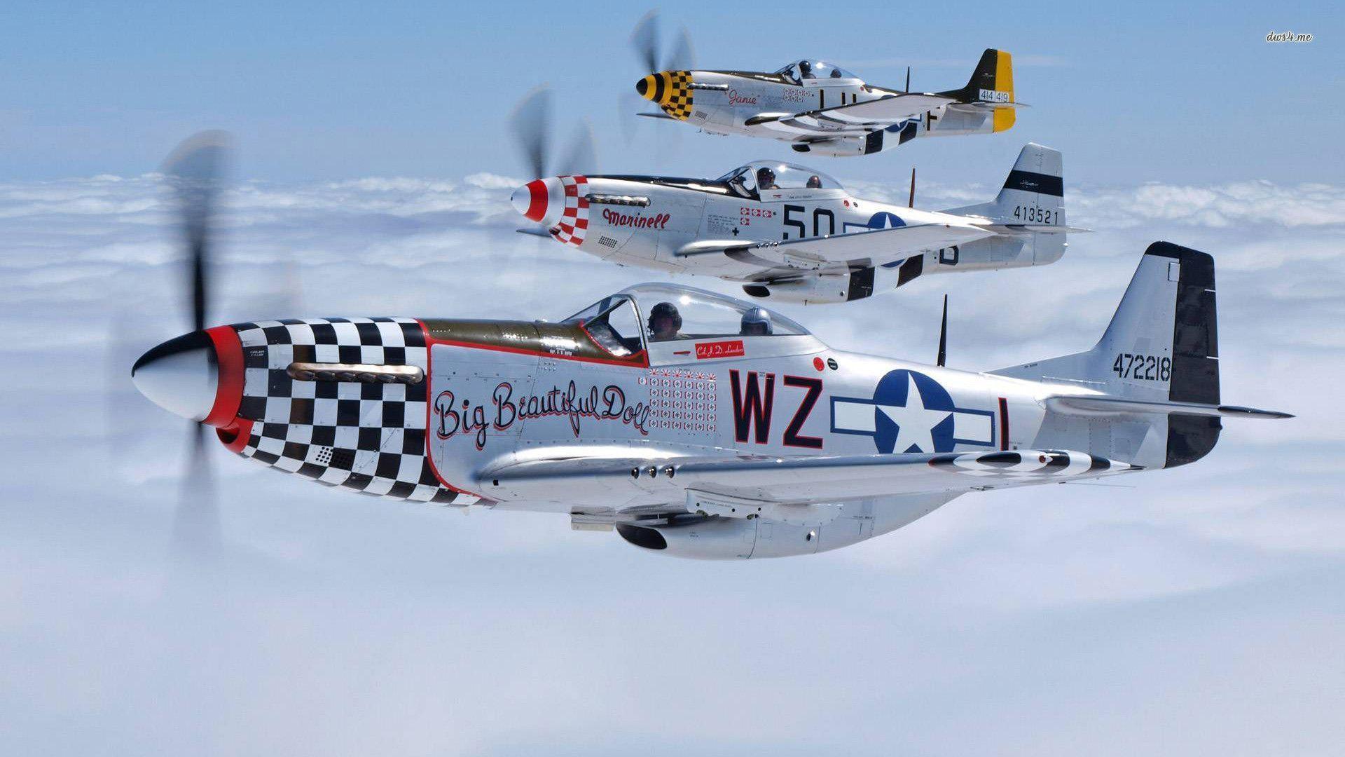 P-51 Mustang WWII V17 Mousepad Deskmat