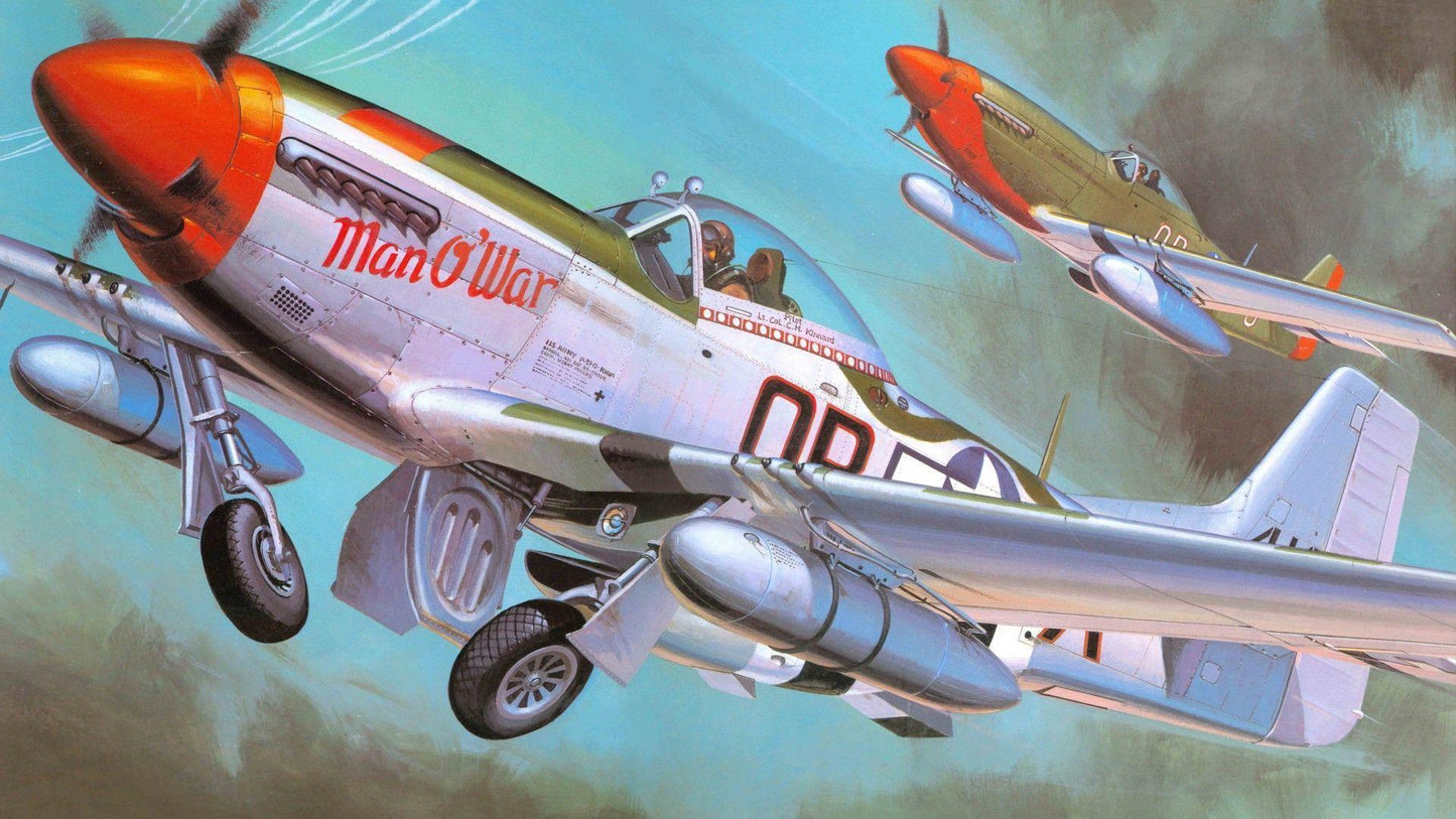 P-51 Mustang WWII V2 Mousepad Deskmat