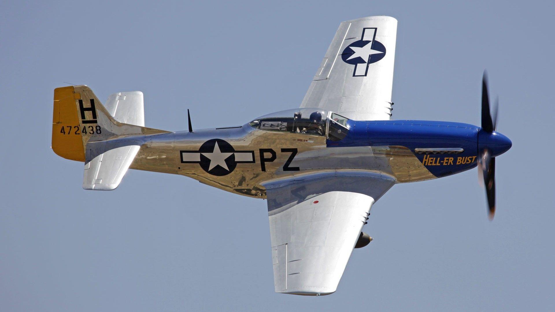 P-51 Mustang WWII V4 Mousepad Deskmat