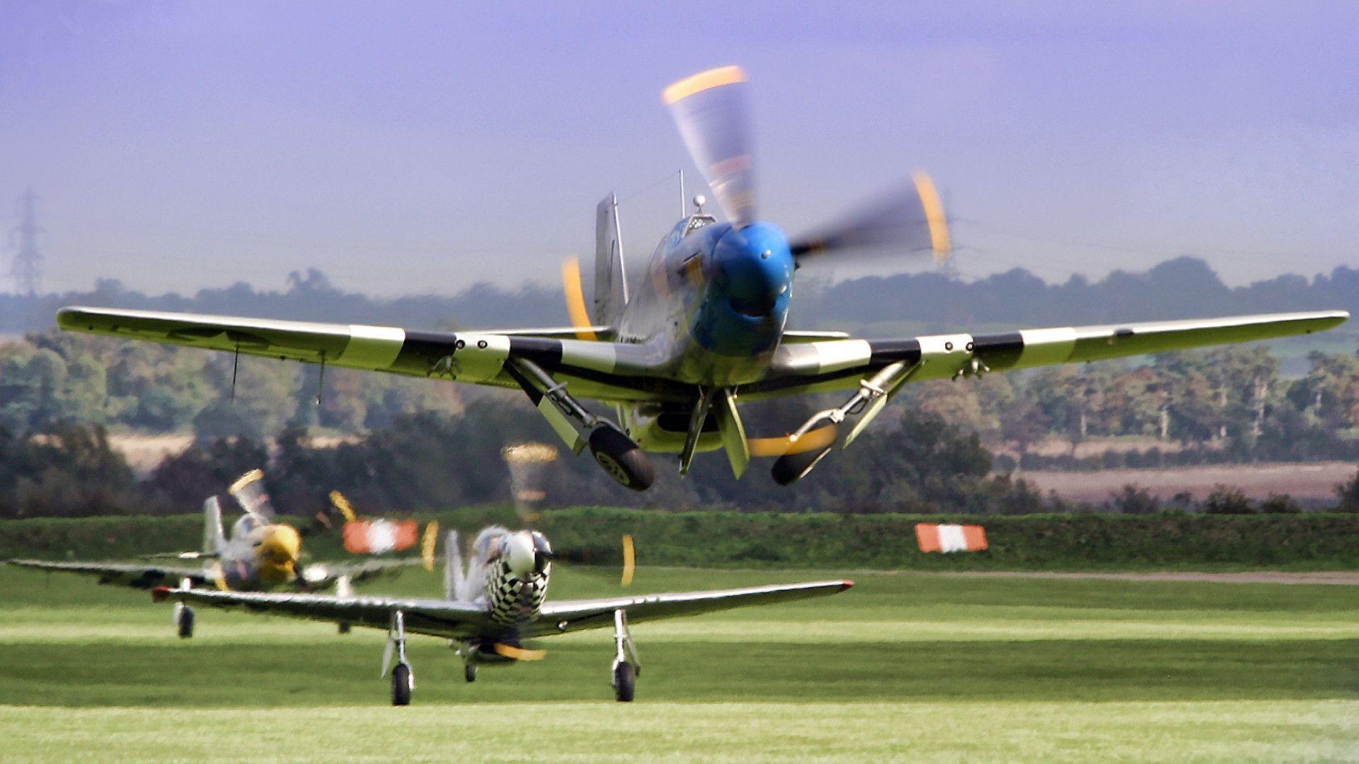P-51 Mustang WWII V6 Mousepad Deskmat