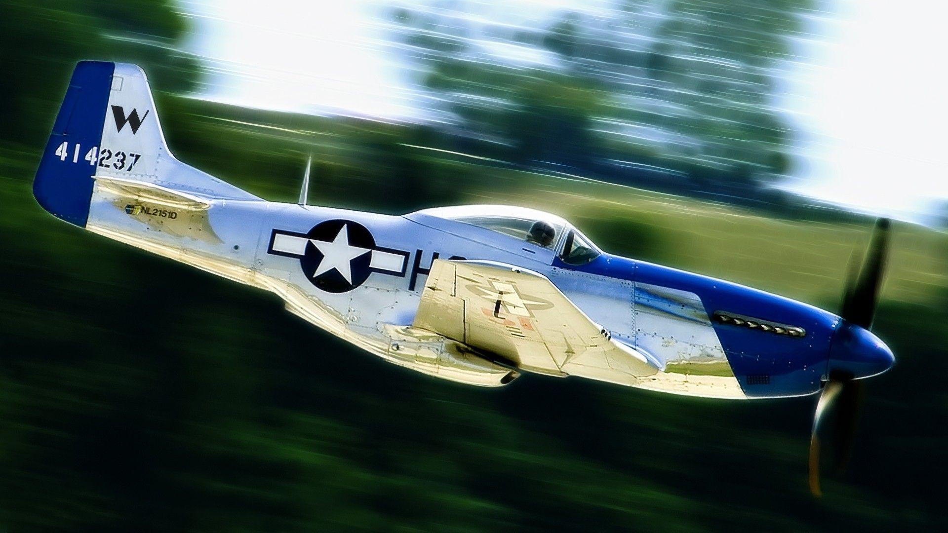 P-51 Mustang WWII V9 Mousepad Deskmat