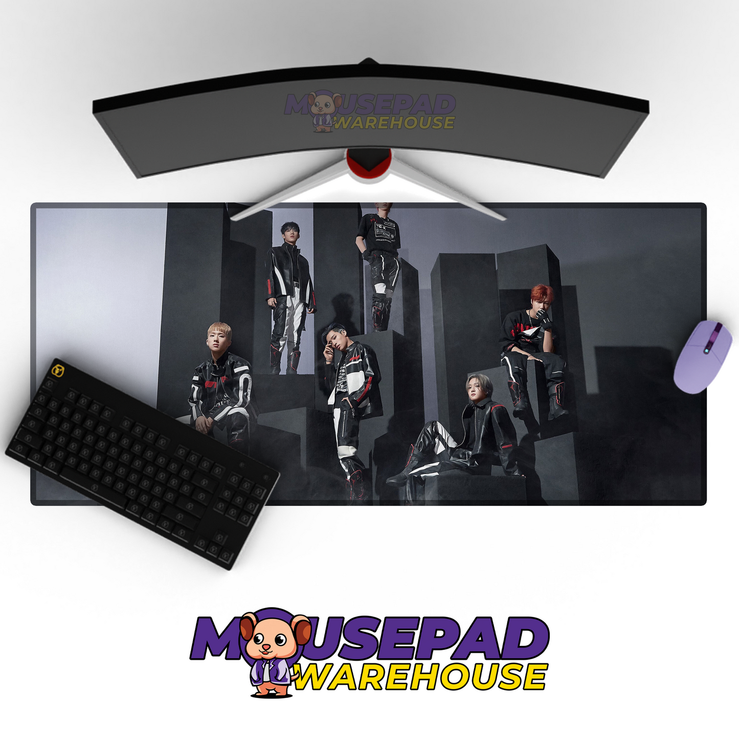 P1Harmony V10 Mousepad Mockup