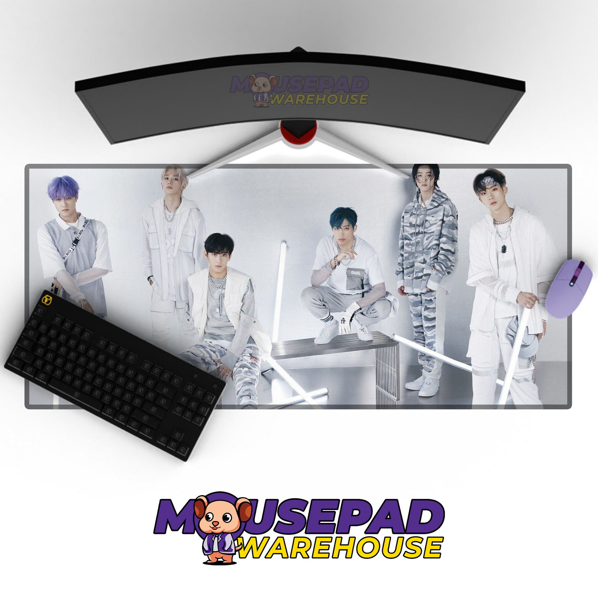 P1Harmony V16 Mousepad Mockup