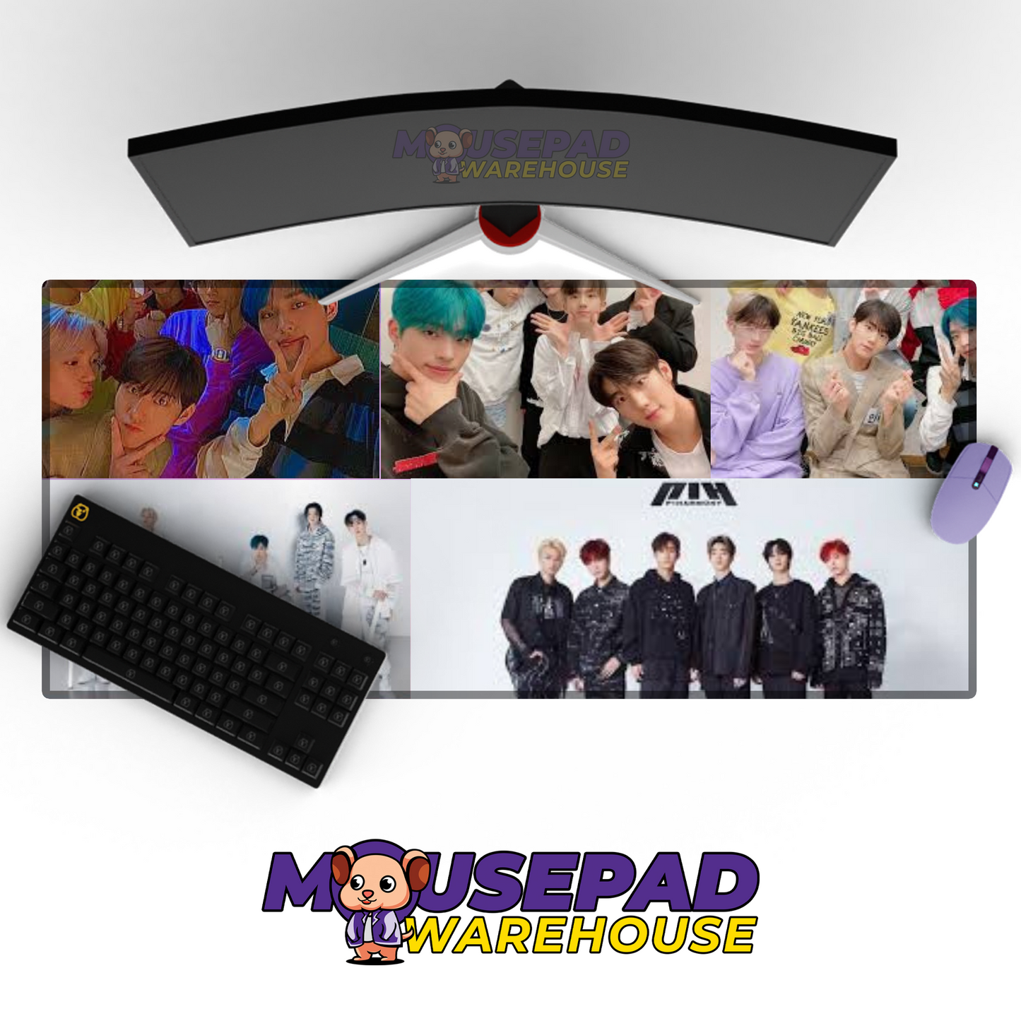 P1Harmony V1 Mousepad Mockup