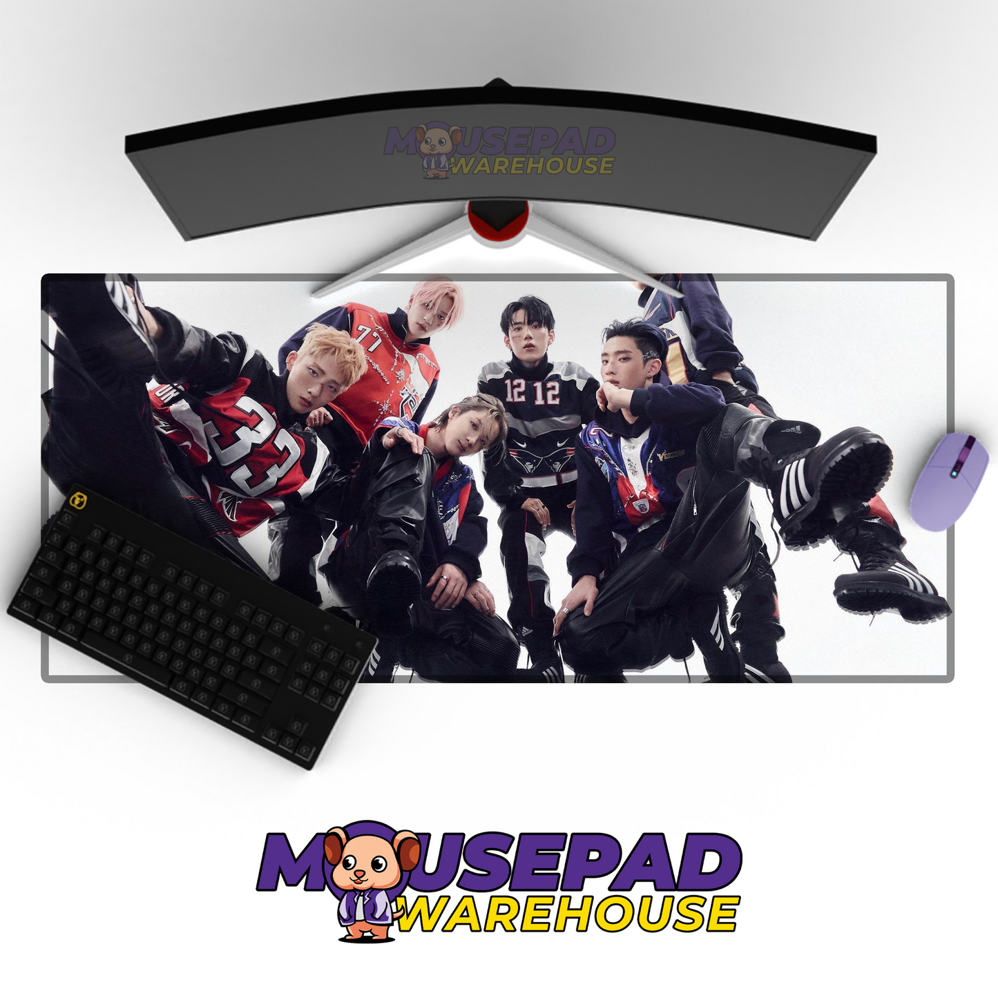P1Harmony V2 Mousepad Mockup