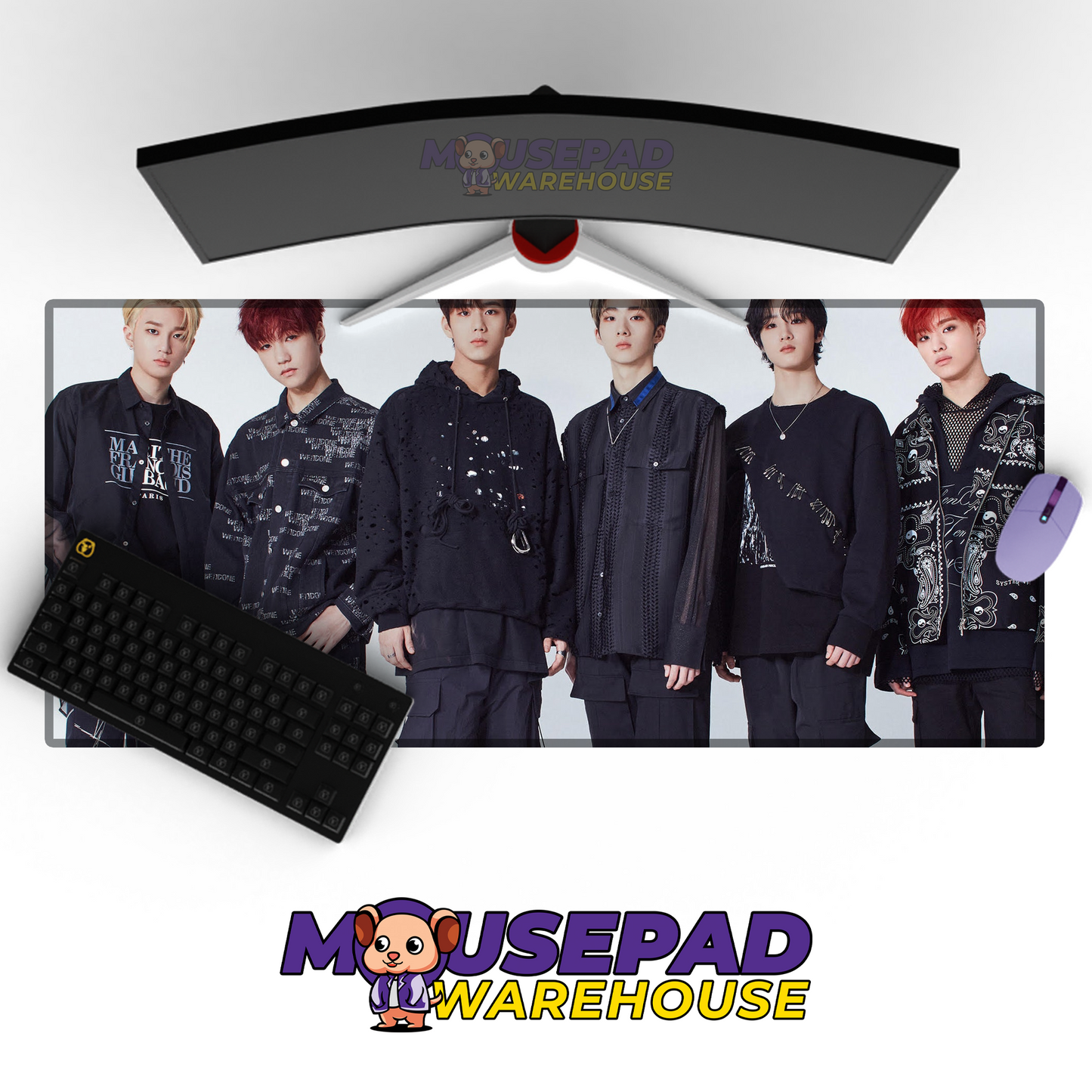 P1Harmony V3 Mousepad Mockup