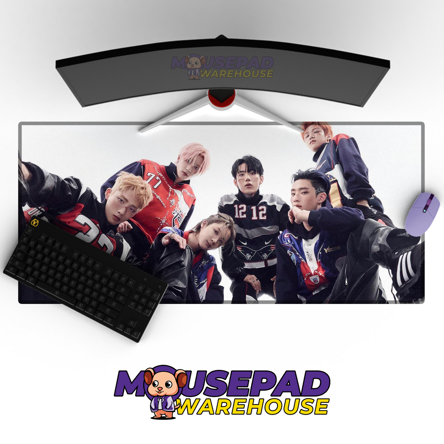 P1Harmony V4 Mousepad Mockup