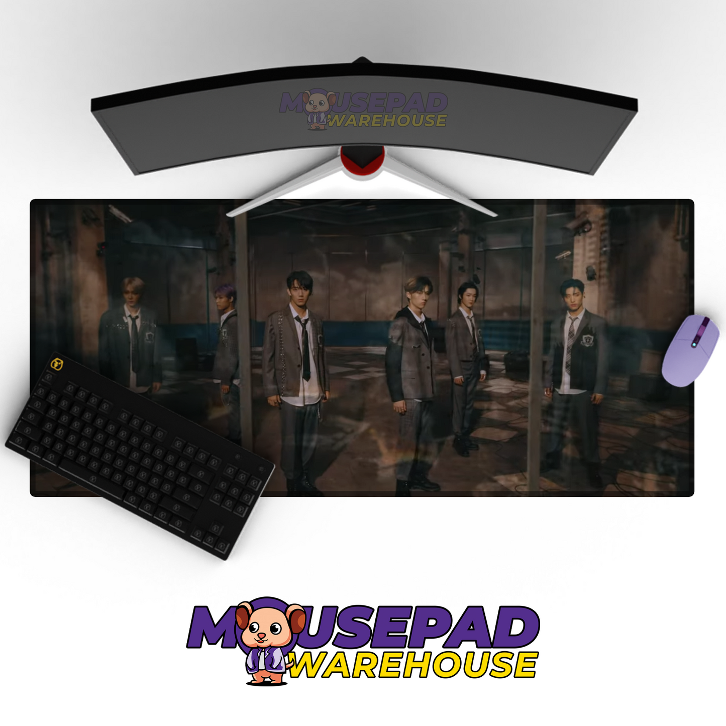 P1Harmony V6 Mousepad Mockup