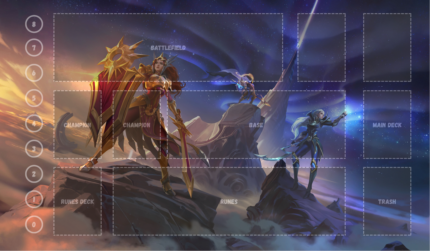 Pantheon V2 - RiftBound Trading Card Game Playmat