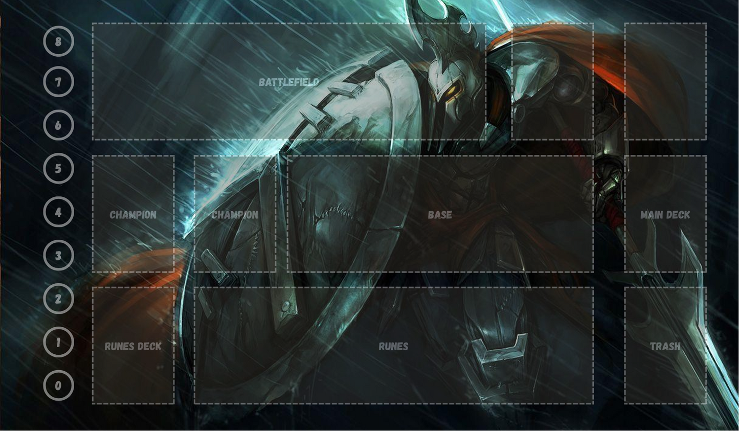 Pantheon V5 - RiftBound Trading Card Game Playmat