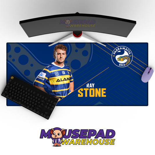 Parramatta Eels V10 Mousepad Deskmat Mockup