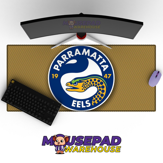 Parramatta Eels V11 Mousepad Deskmat Mockup