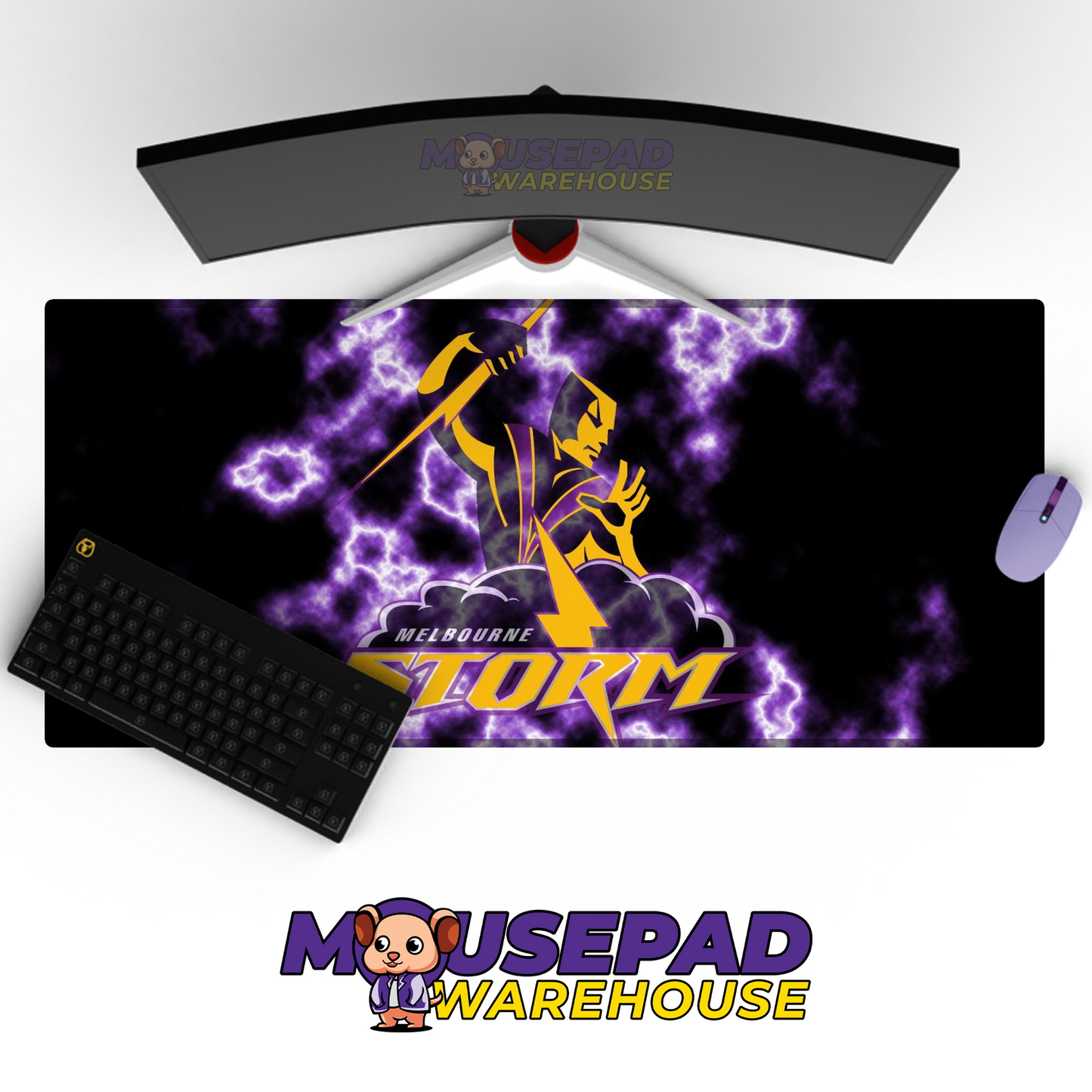 Parramatta Eels V7 Mousepad Deskmat Mockup