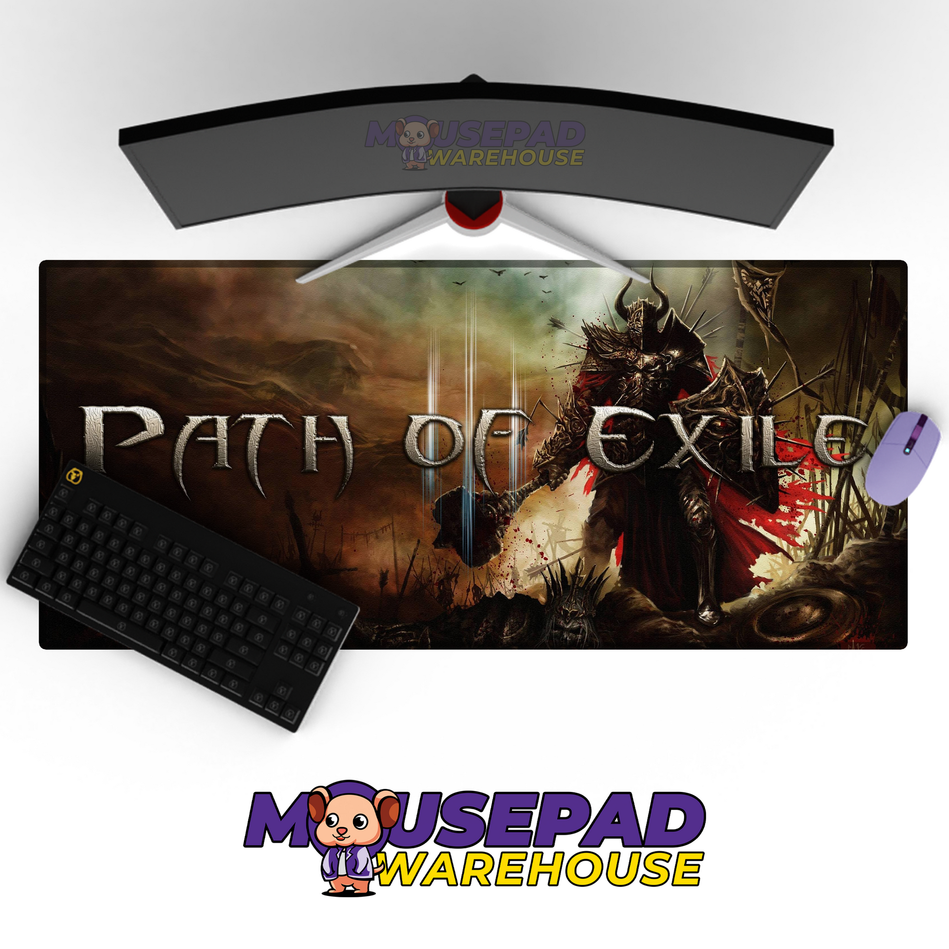 Path of Exile V22 Mousepad Mockup