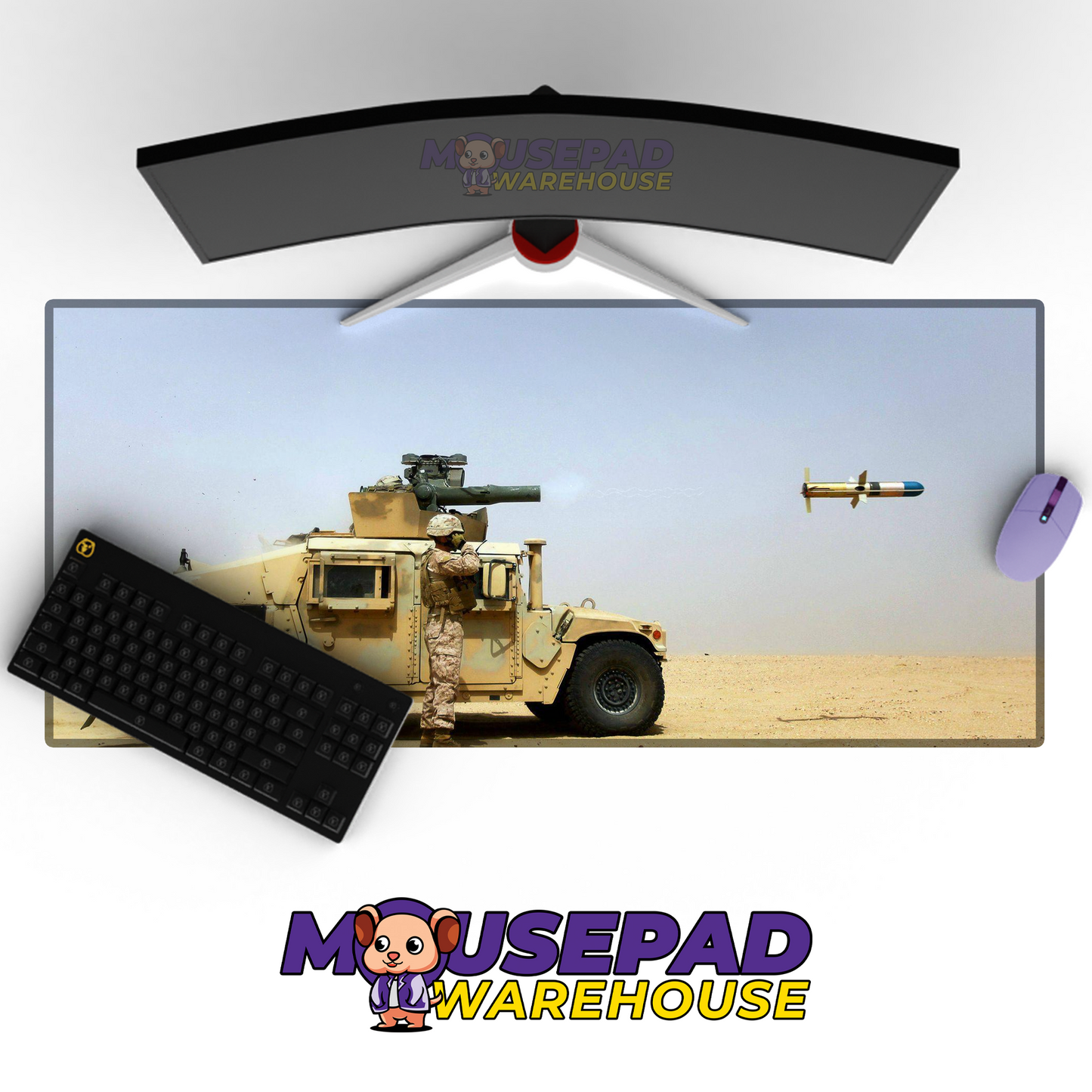 Patriot Missile System V12 Mousepad Deskmat Mockup