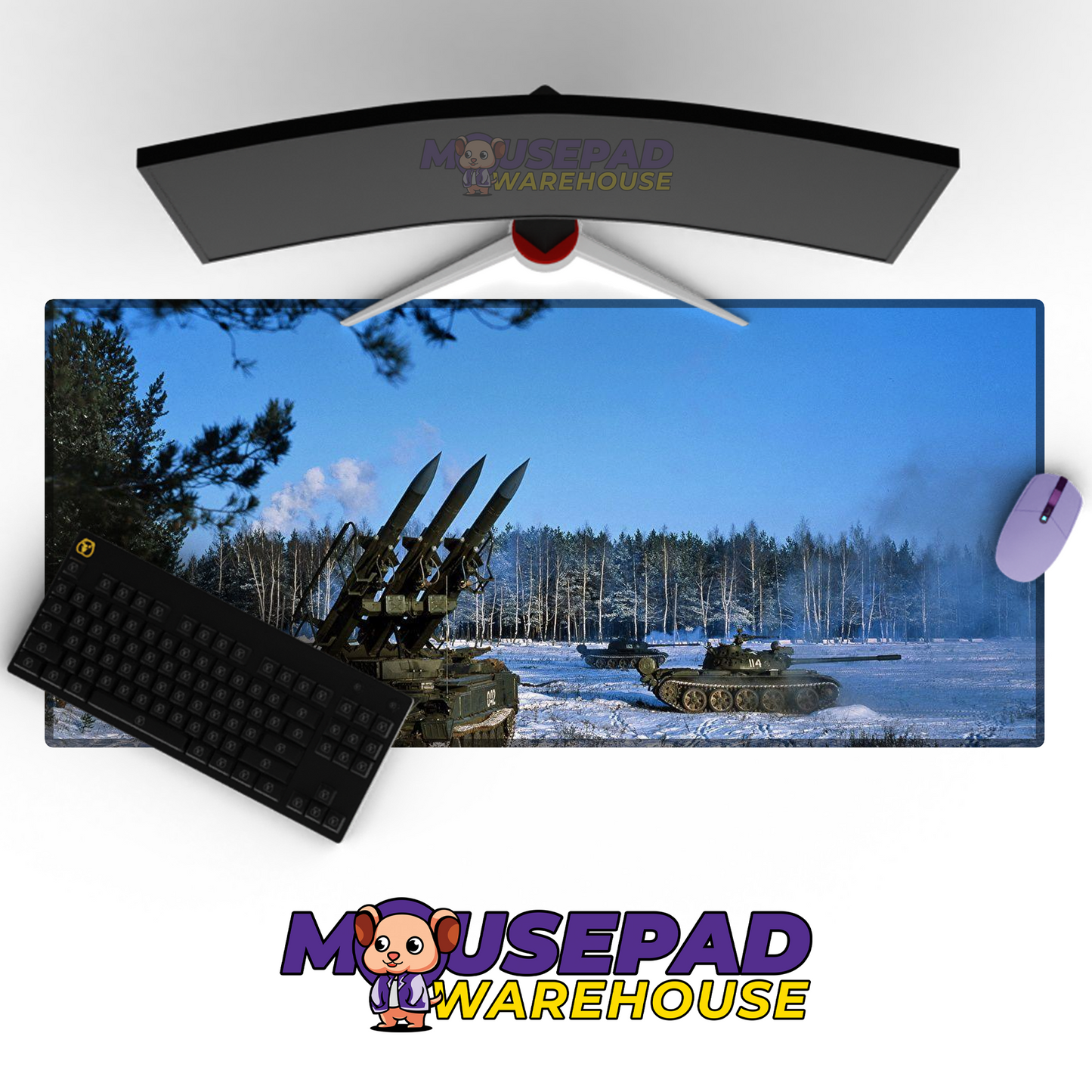 Patriot Missile System V22 Mousepad Deskmat Mockup