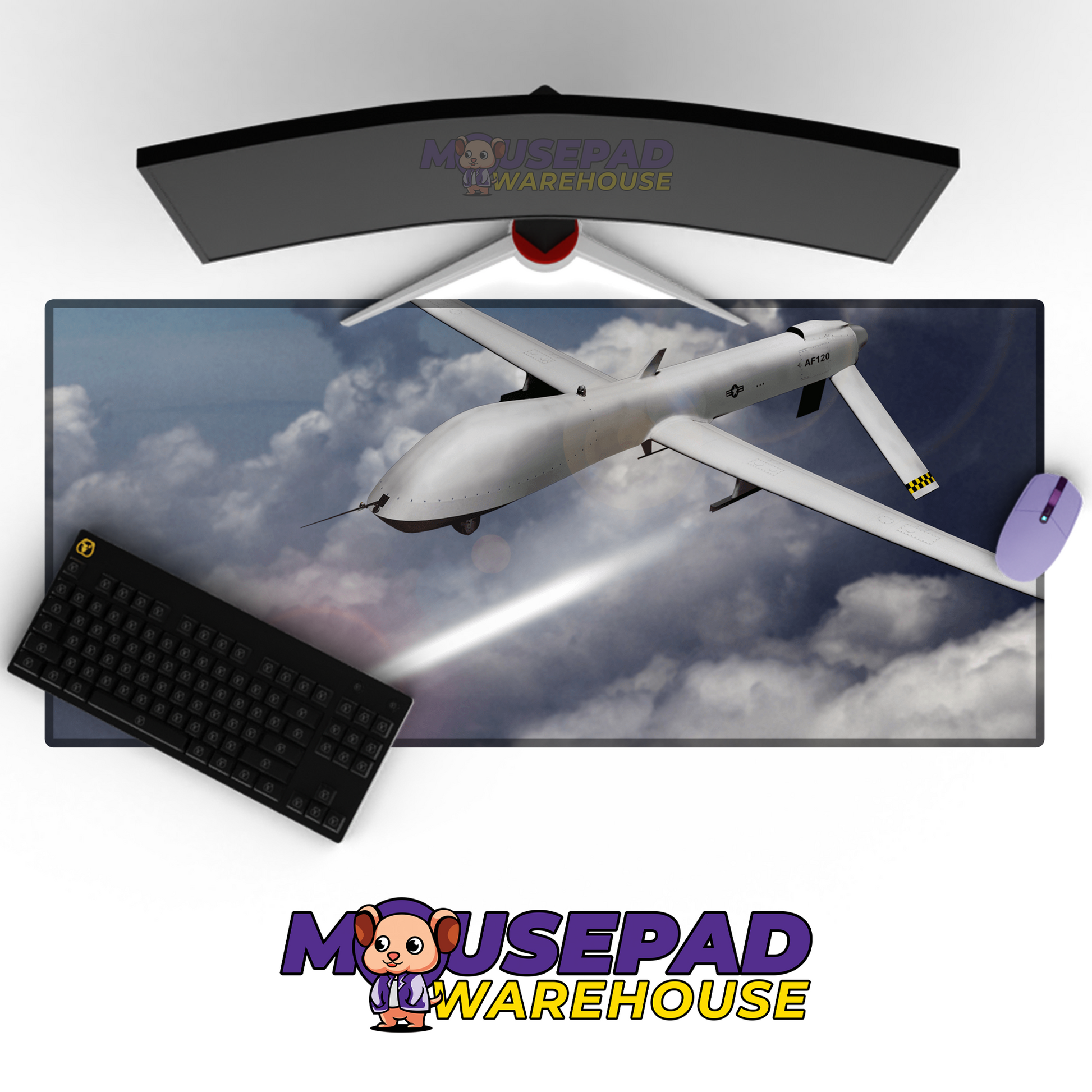 Patriot Missile System V3 Mousepad Deskmat Mockup